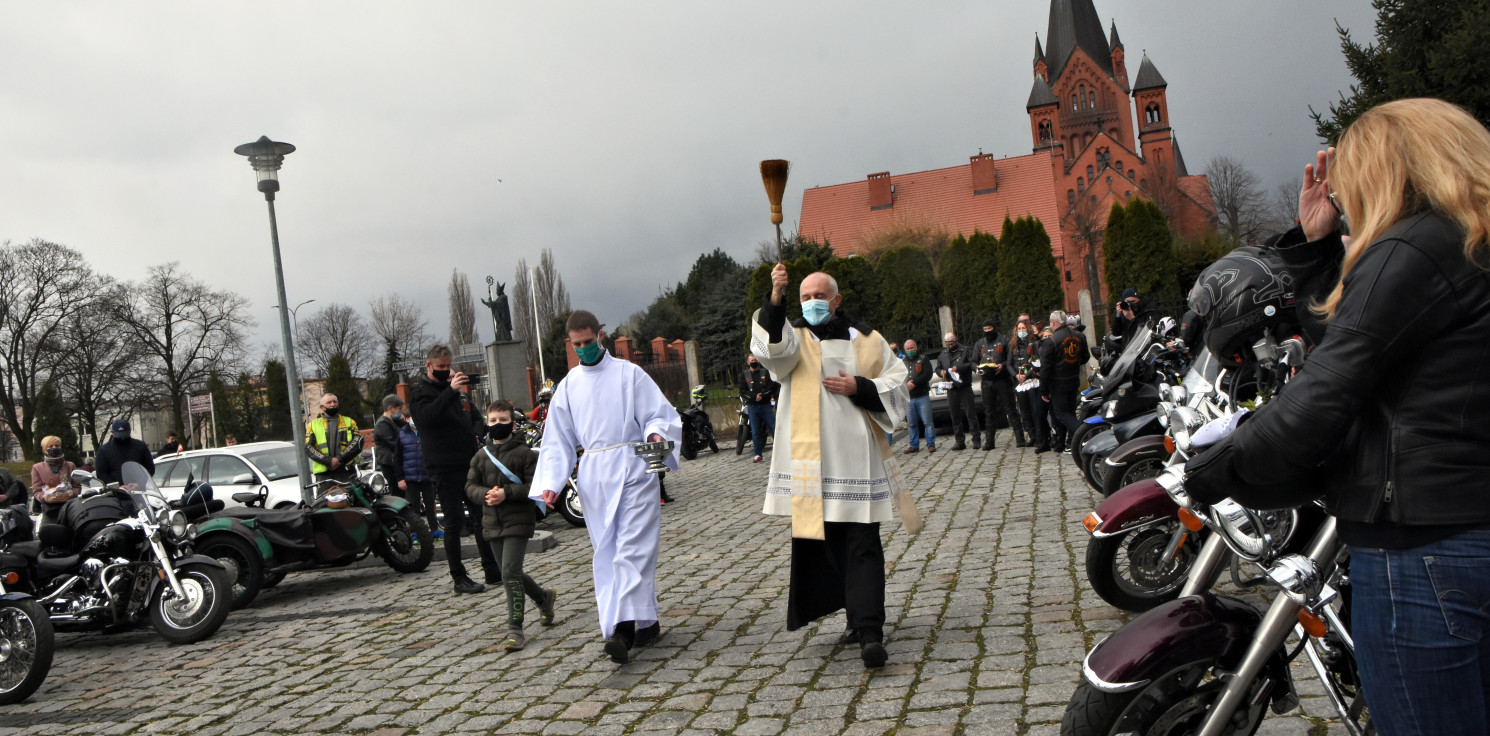 Inowrocław - Ze święconką w kaskach. Wielkanoc motocyklistów