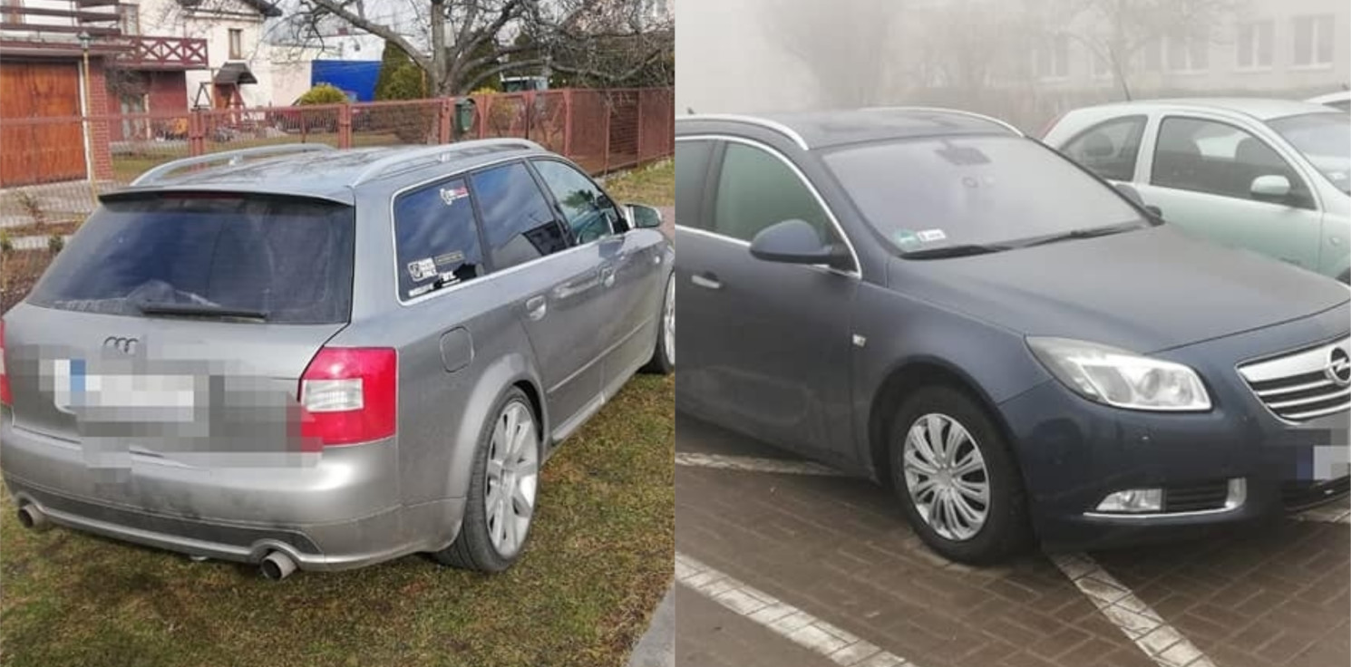 Inowrocław - Parkowanie w mieście. Na trawniku, chodniku...