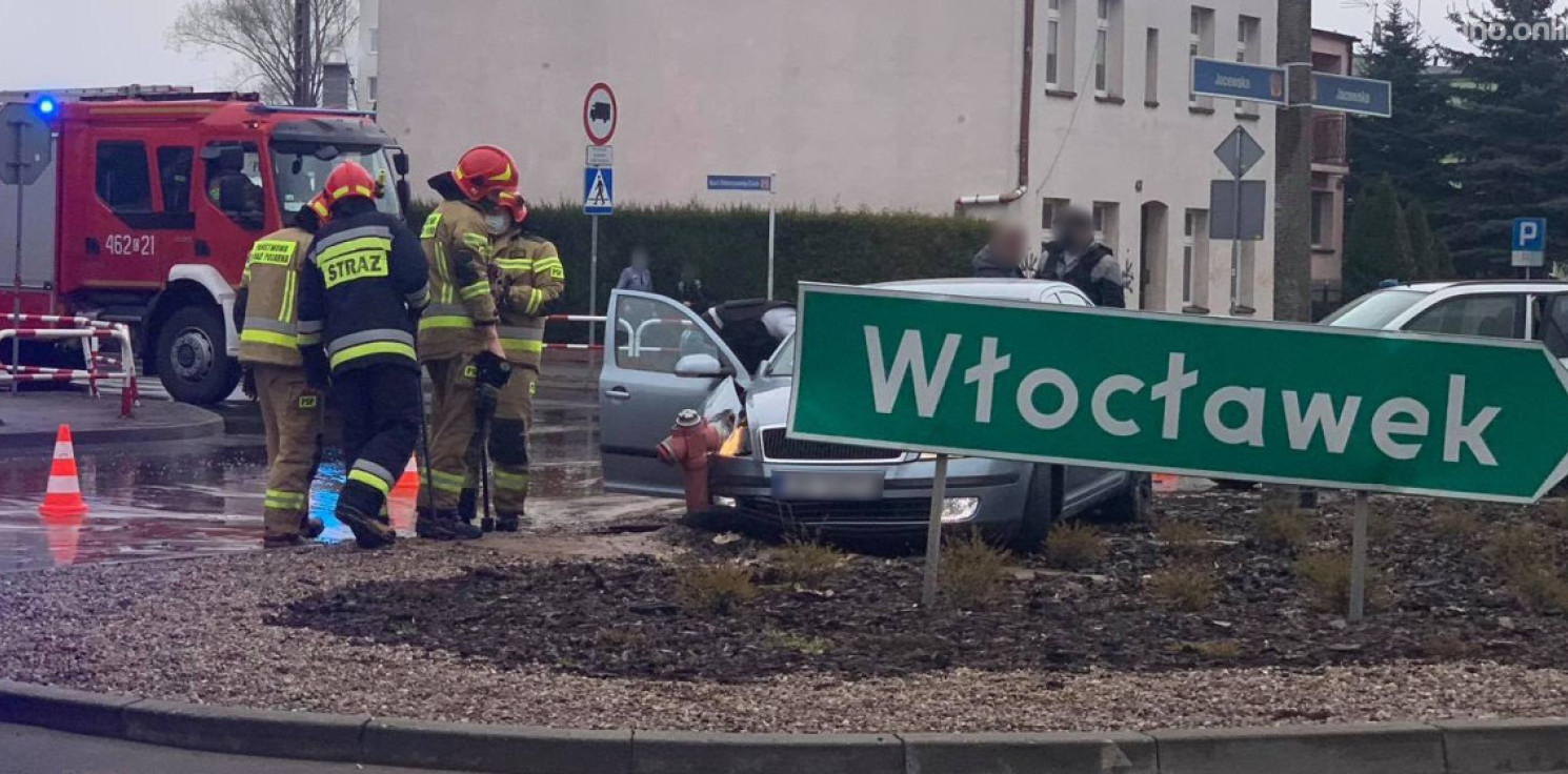 Inowrocław - Kolizja na Jacewskiej. To był policyjny pościg