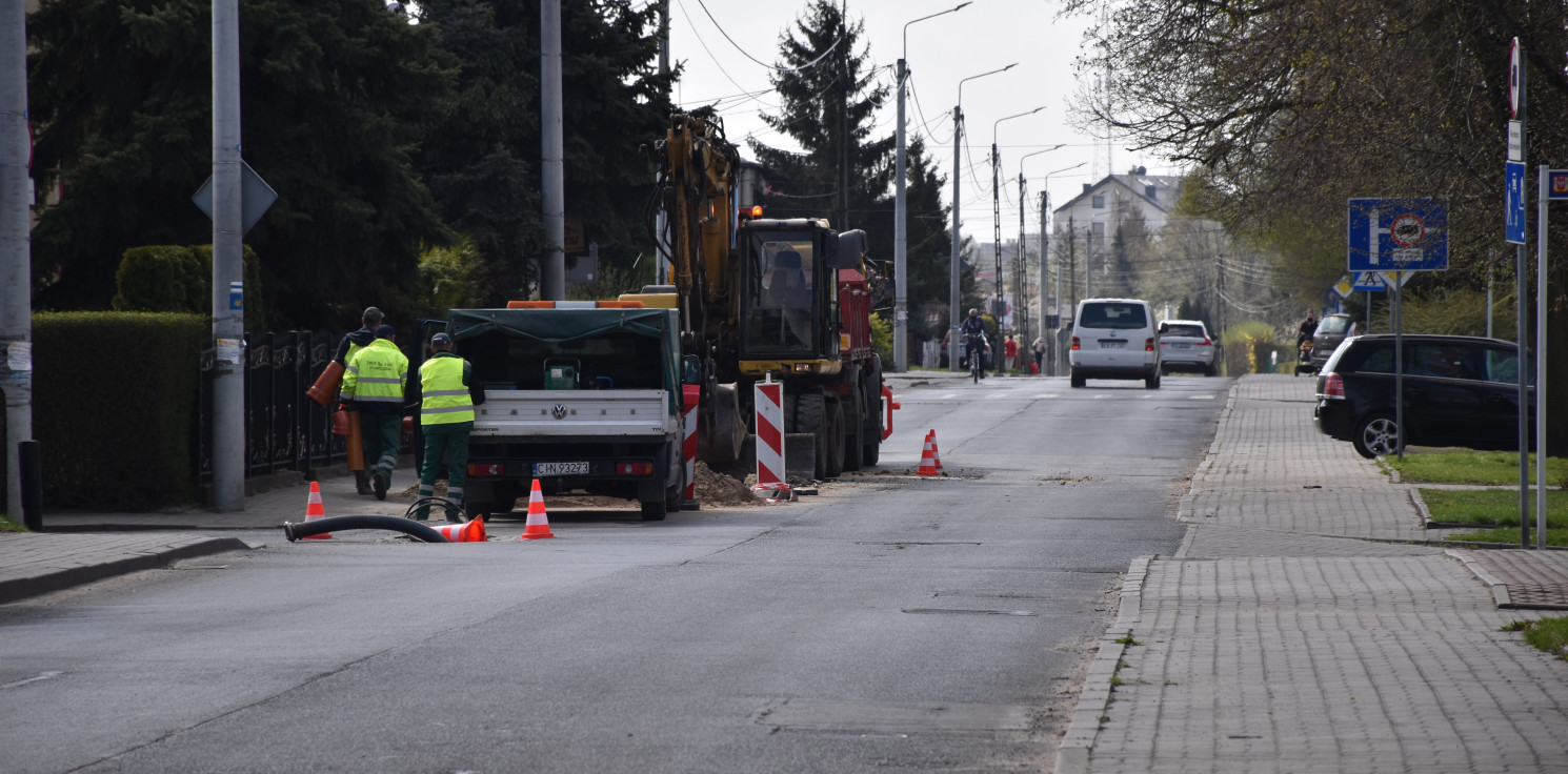 Inowrocław - Uwaga kierowcy! Na Szymborskiej pracują wodociągi