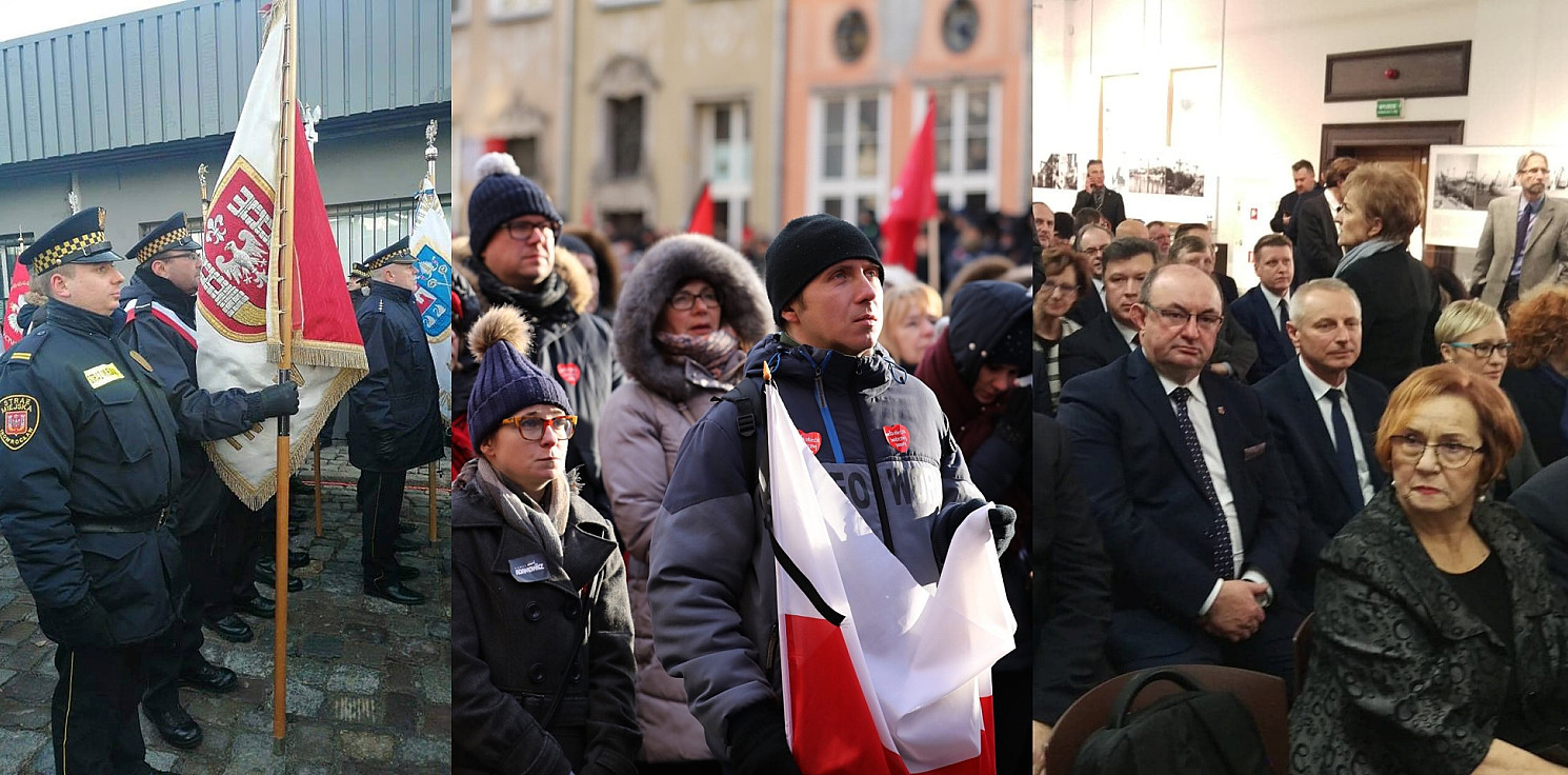 Inowrocław - Inowrocławska delegacja na pogrzebie Pawła Adamowicza