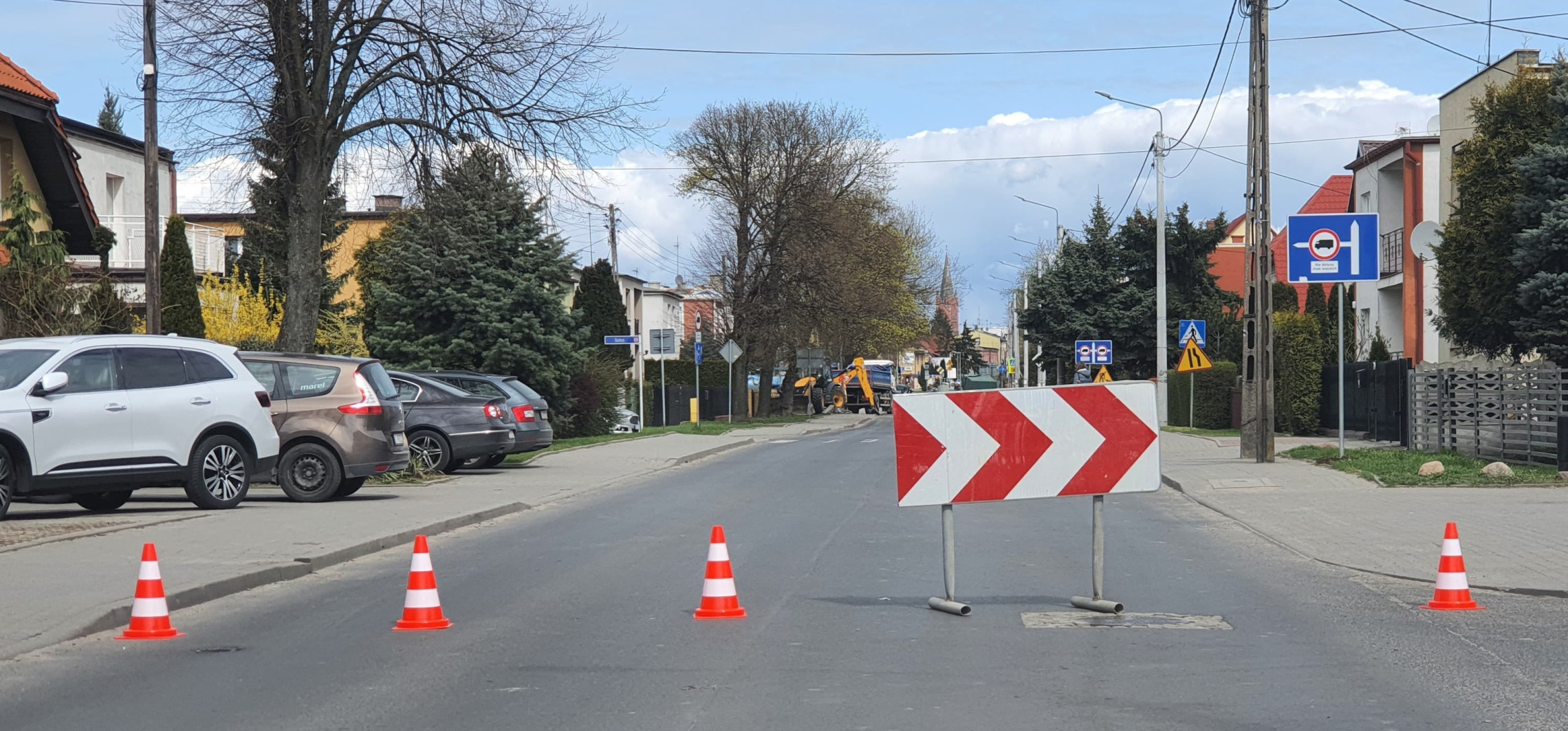 Inowrocław - Zamknięta ważna ulica, przez awarię wodociągu