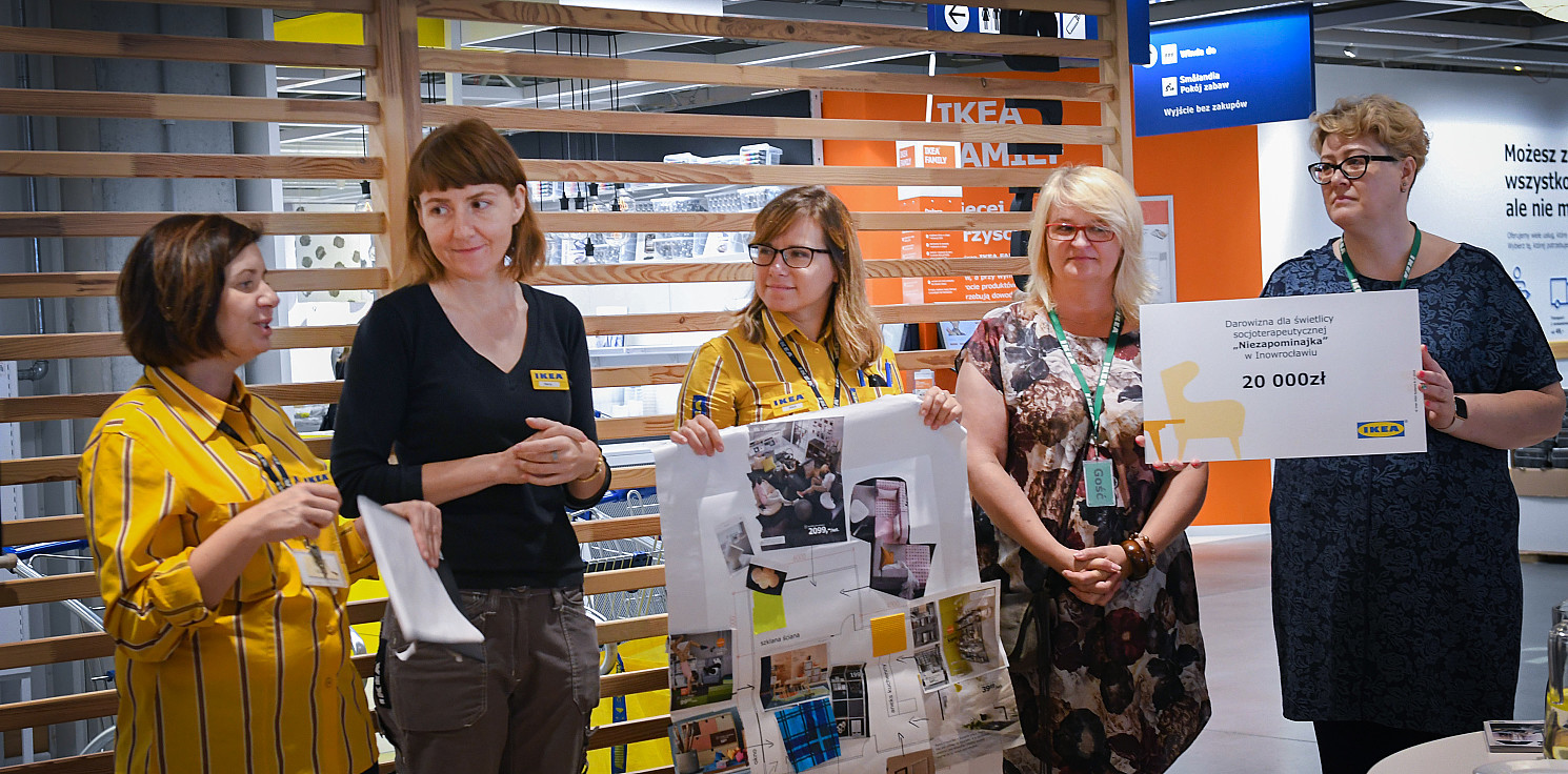 Inowrocław - IKEA umebluje świetlicę w Inowrocławiu