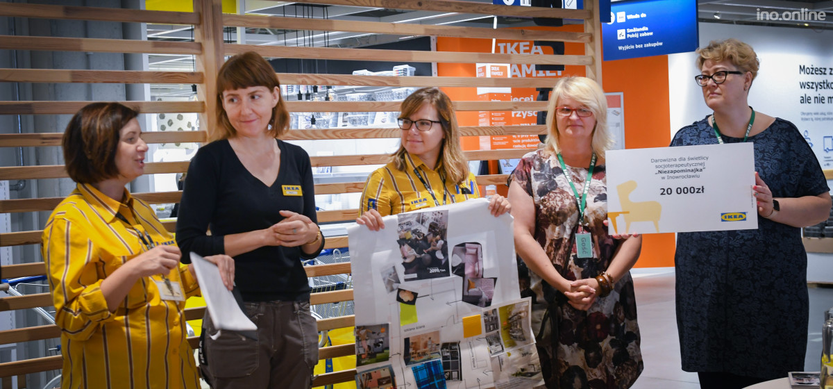 Inowrocław - IKEA umebluje świetlicę w Inowrocławiu