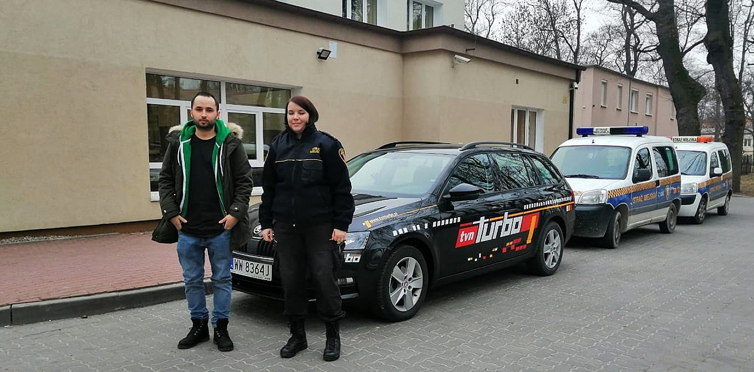 Inowrocław - TVN Turbo z wizytą w... straży miejskiej