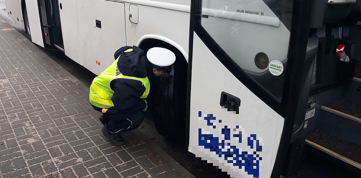 Inowrocław - Ferie 2019: Sześć kontroli autobusów. Efekt?