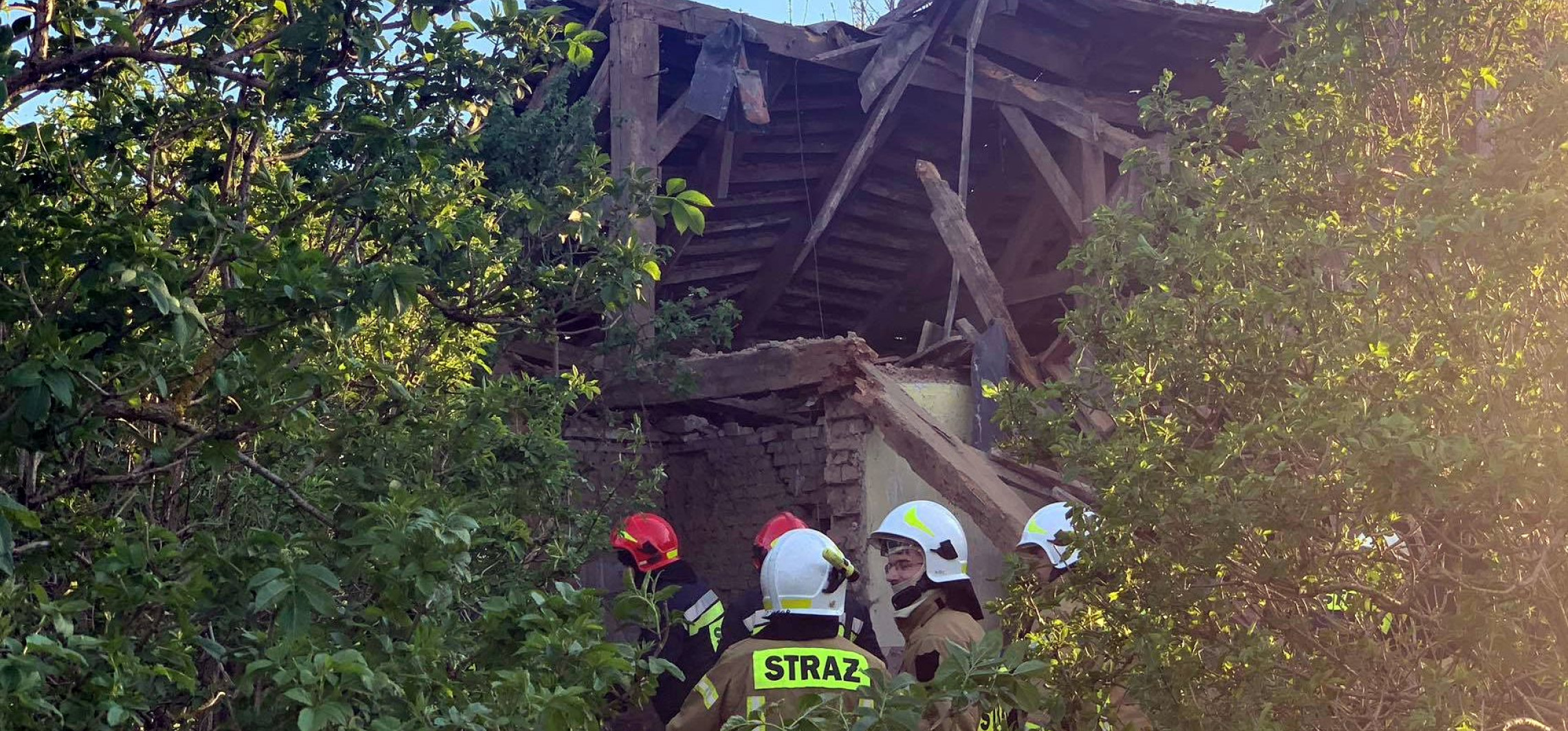 Region - W Niszczewicach koło Złotnik zawalił się budynek