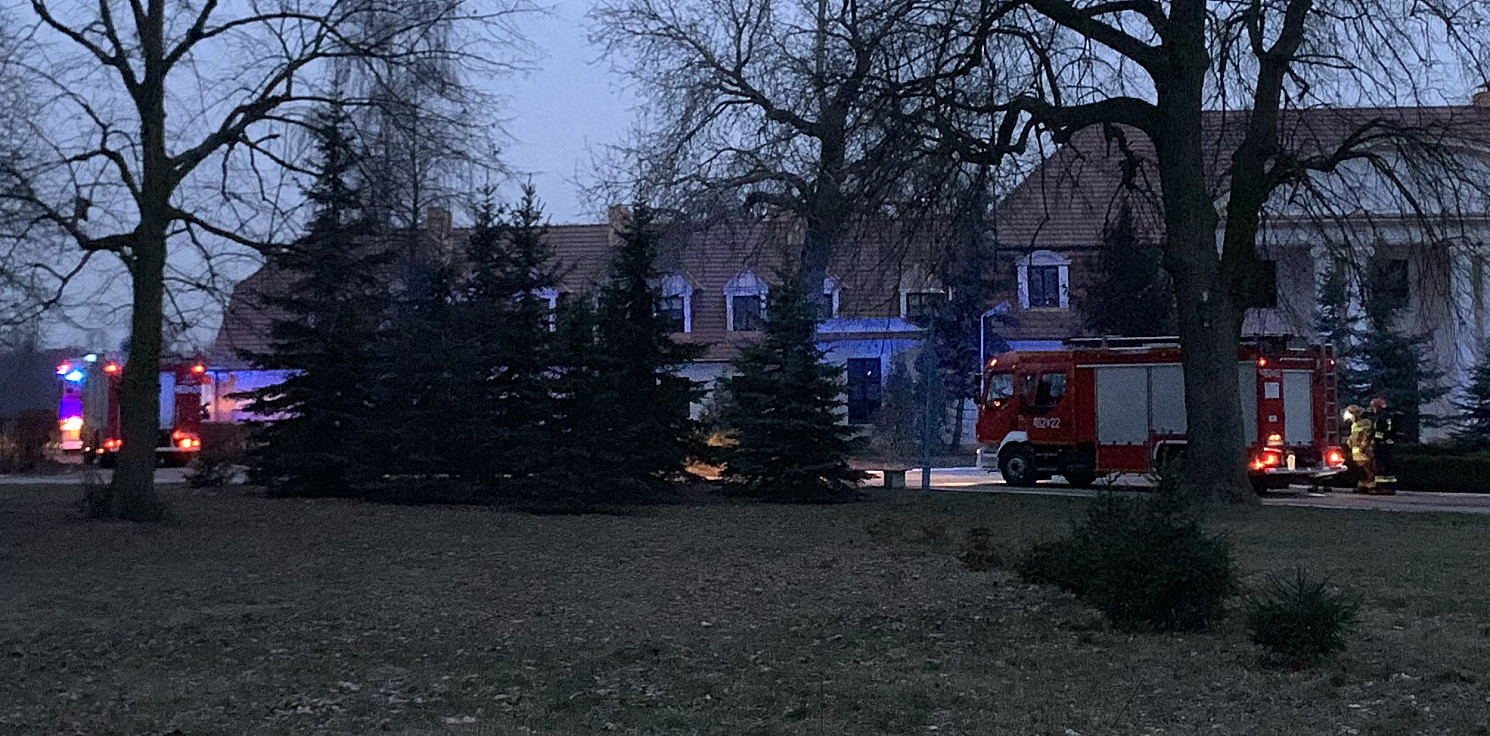 Janikowo - Pożar w pałacu w Ludzisku [aktualizacja]