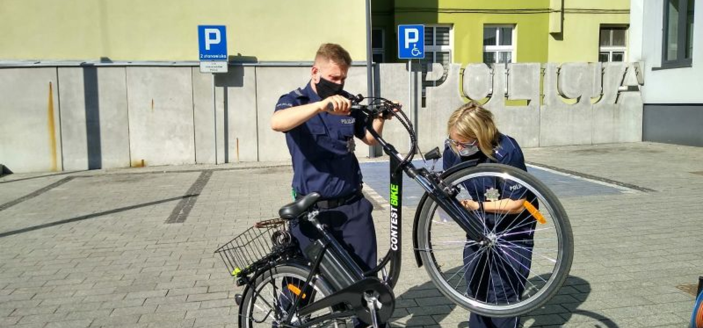 Inowrocław - Policja przeprowadziła akcję znakowania rowerów