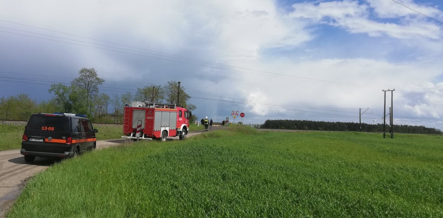 Region - Zerwana sieć trakcyjna przez burzę w regionie