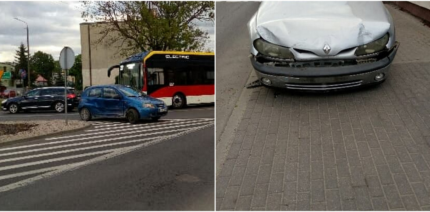 Inowrocław - Kraksa na ruchliwym skrzyżowaniu
