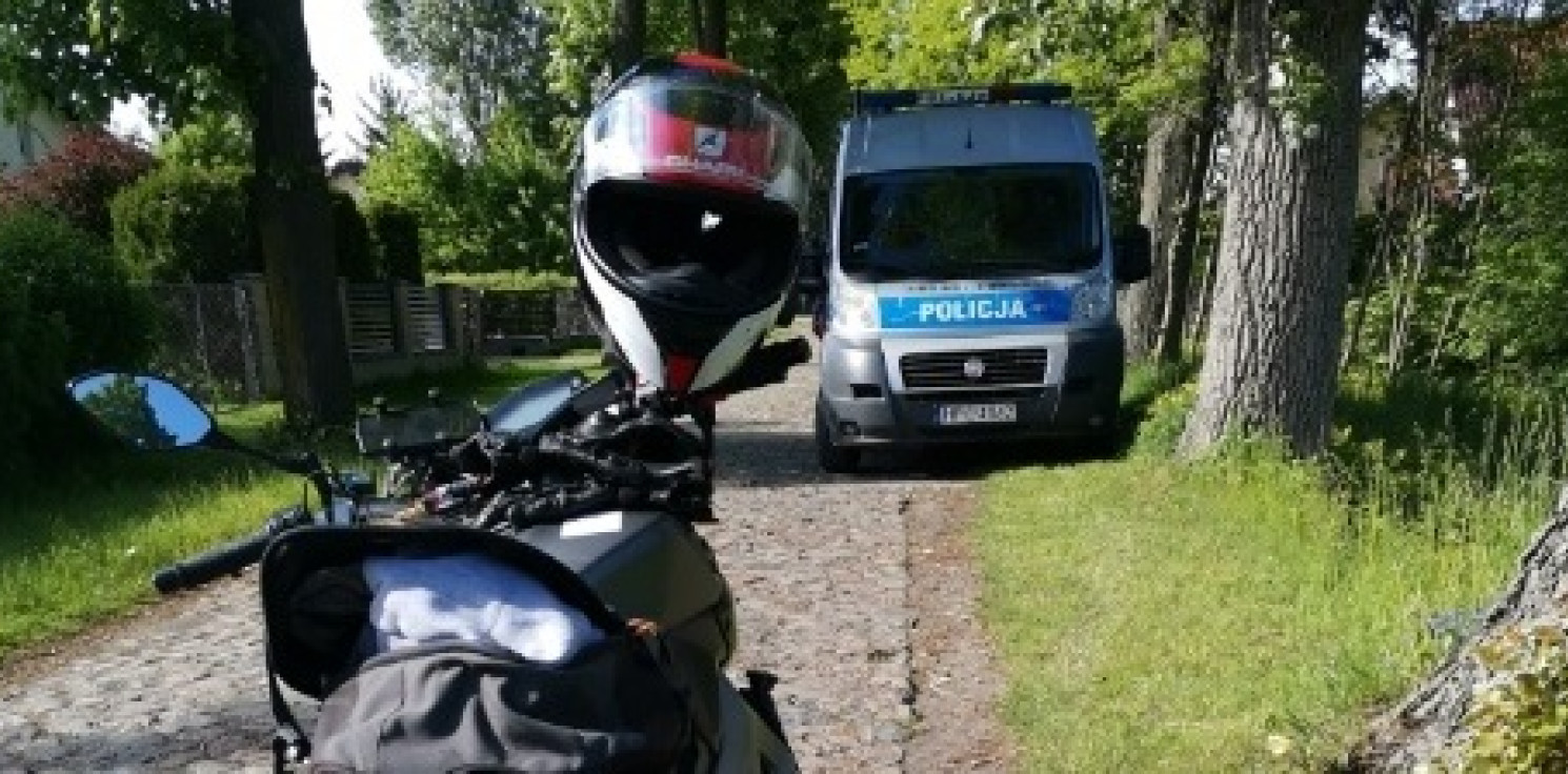 Gmina Inowrocław - Kierowca motocykla stracił prawo jazdy