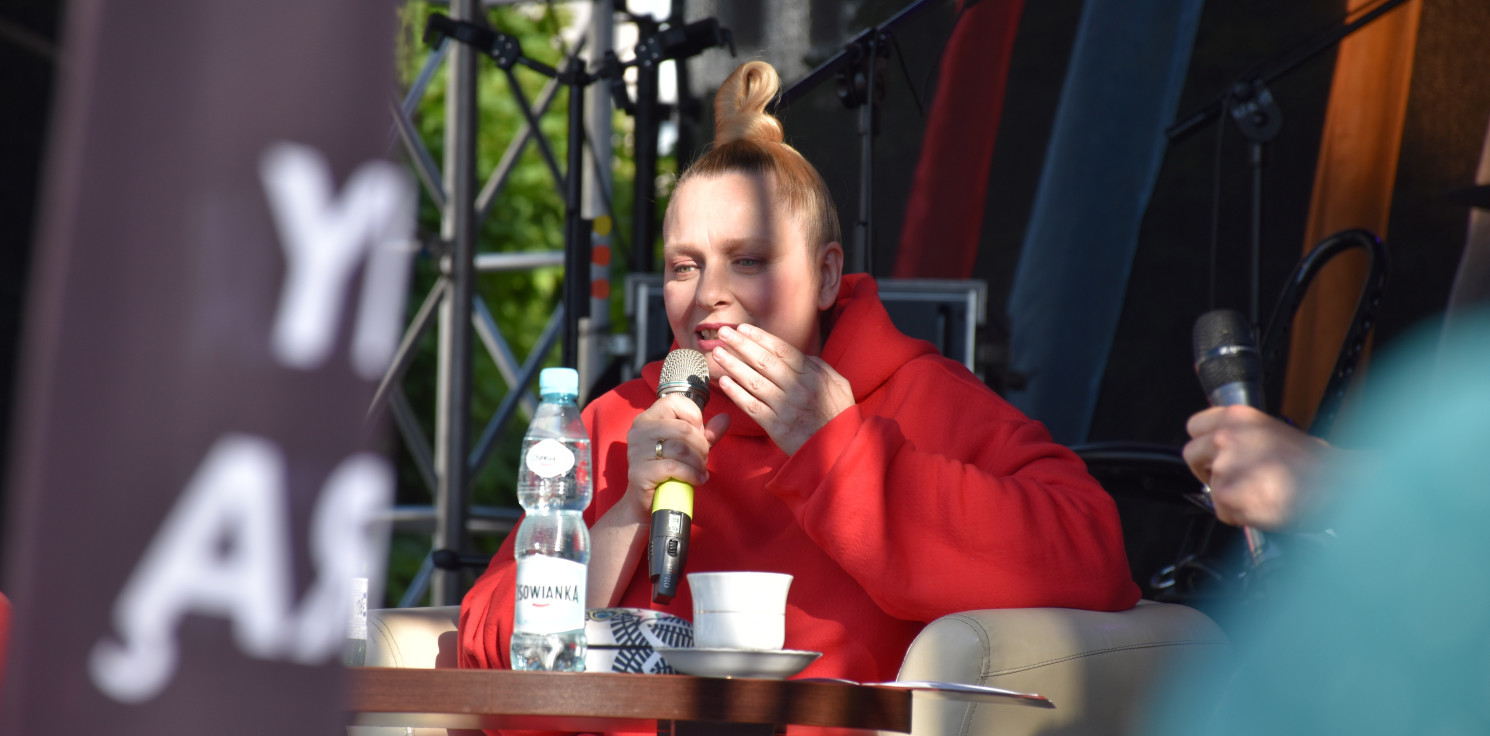Inowrocław - Nosowska i Żulczyk na koniec "Kawki z gwiazdami"