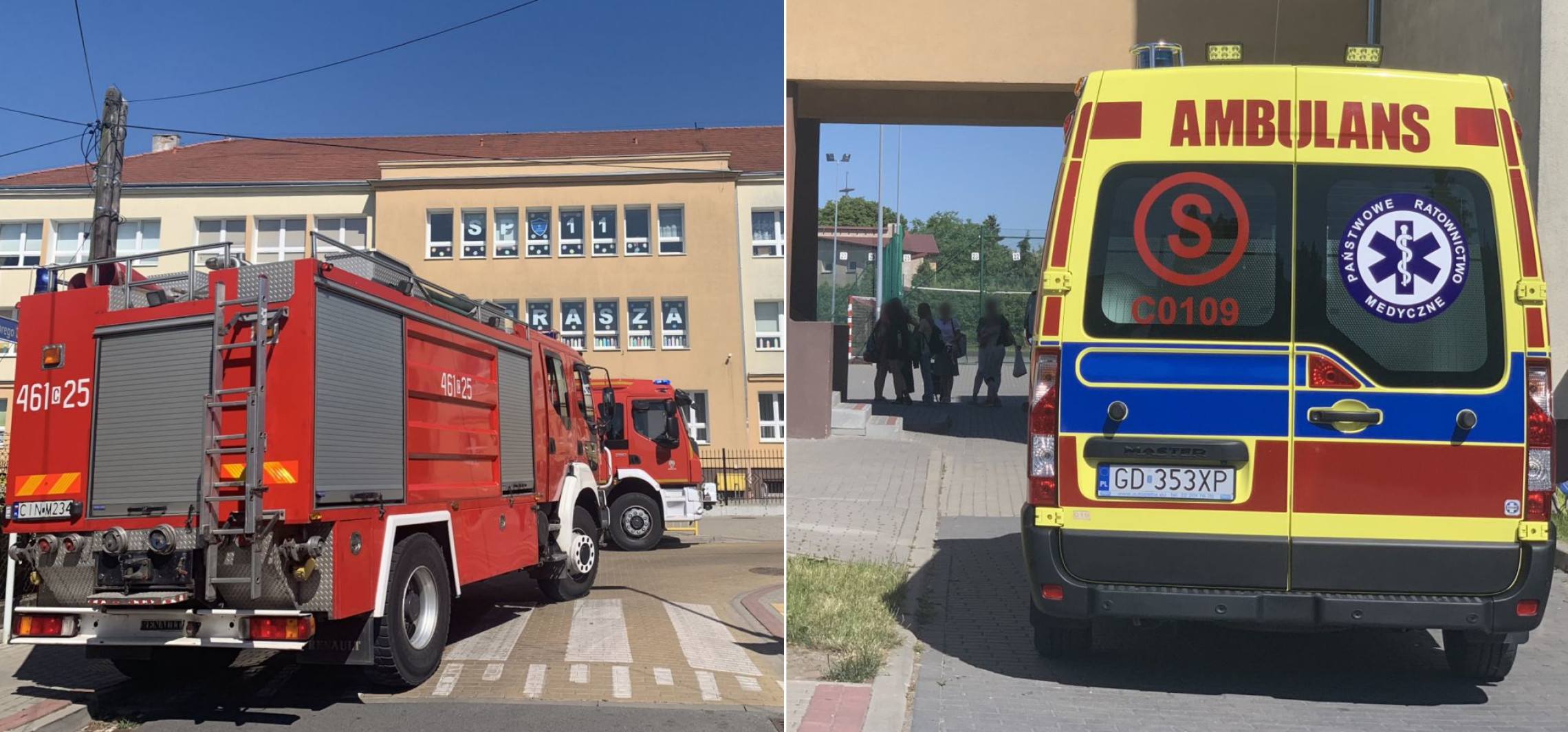 Inowrocław - Substancja rozpylona w szkole. W akcji strażacy
