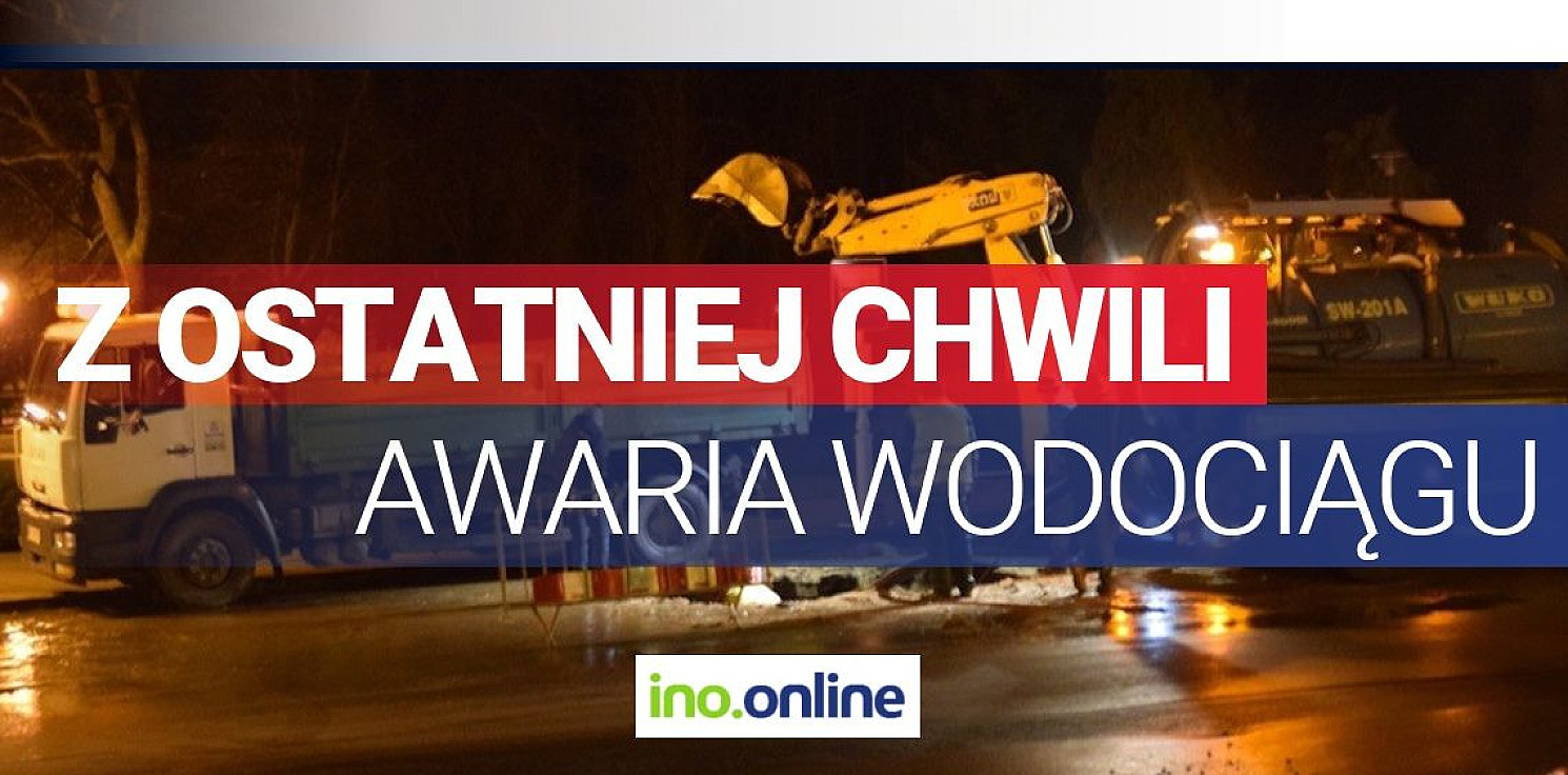 Inowrocław - Awaria na Świętokrzyskiej - już nie ma utrudnień