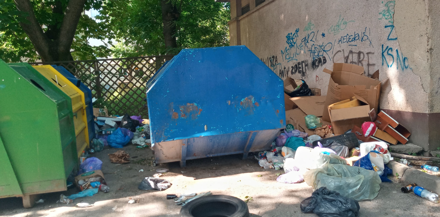Inowrocław - Mieszkańcy chcą wiaty śmietnikowej, ale jest problem