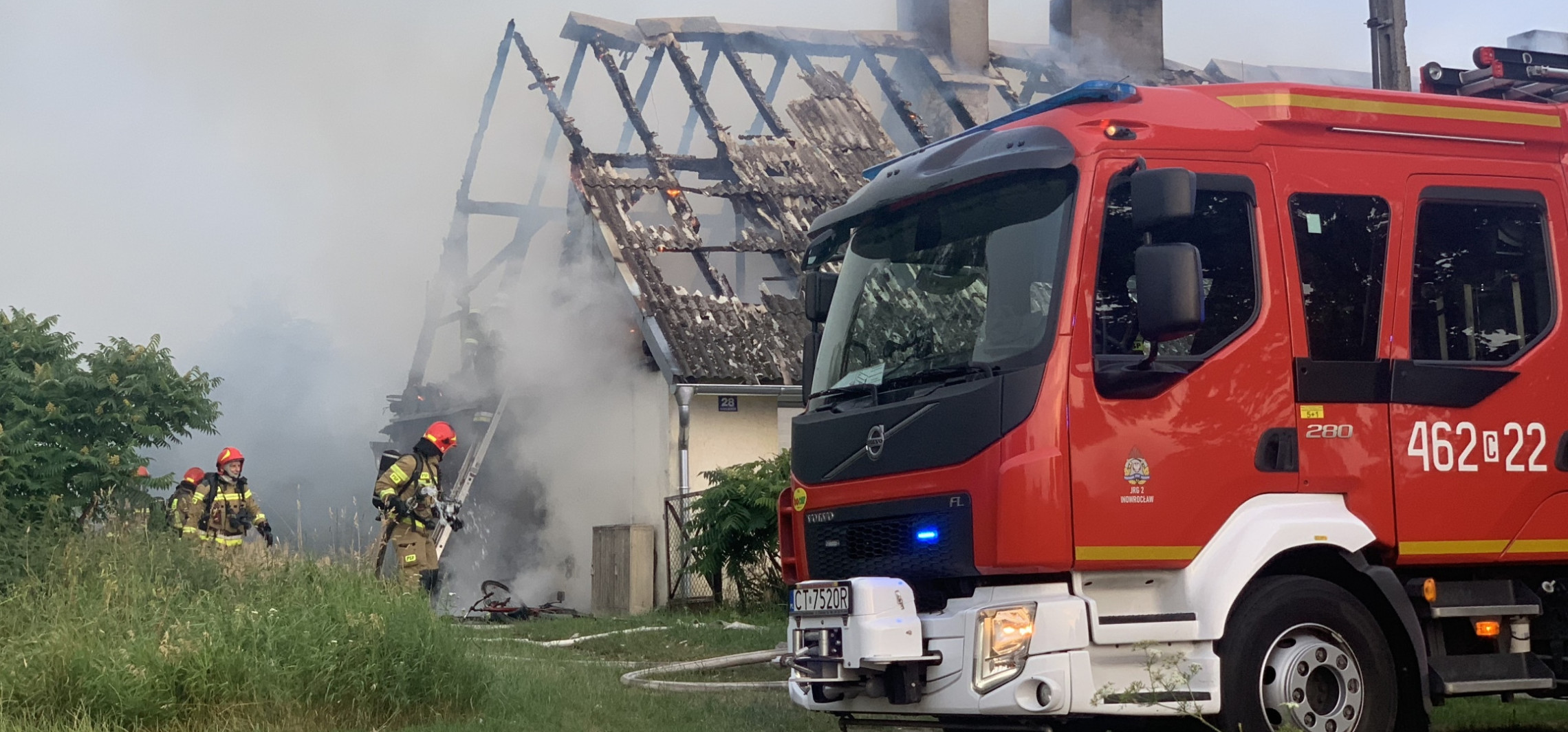 Region - Jedna osoba zginęła w pożarze domu pod Inowrocławiem