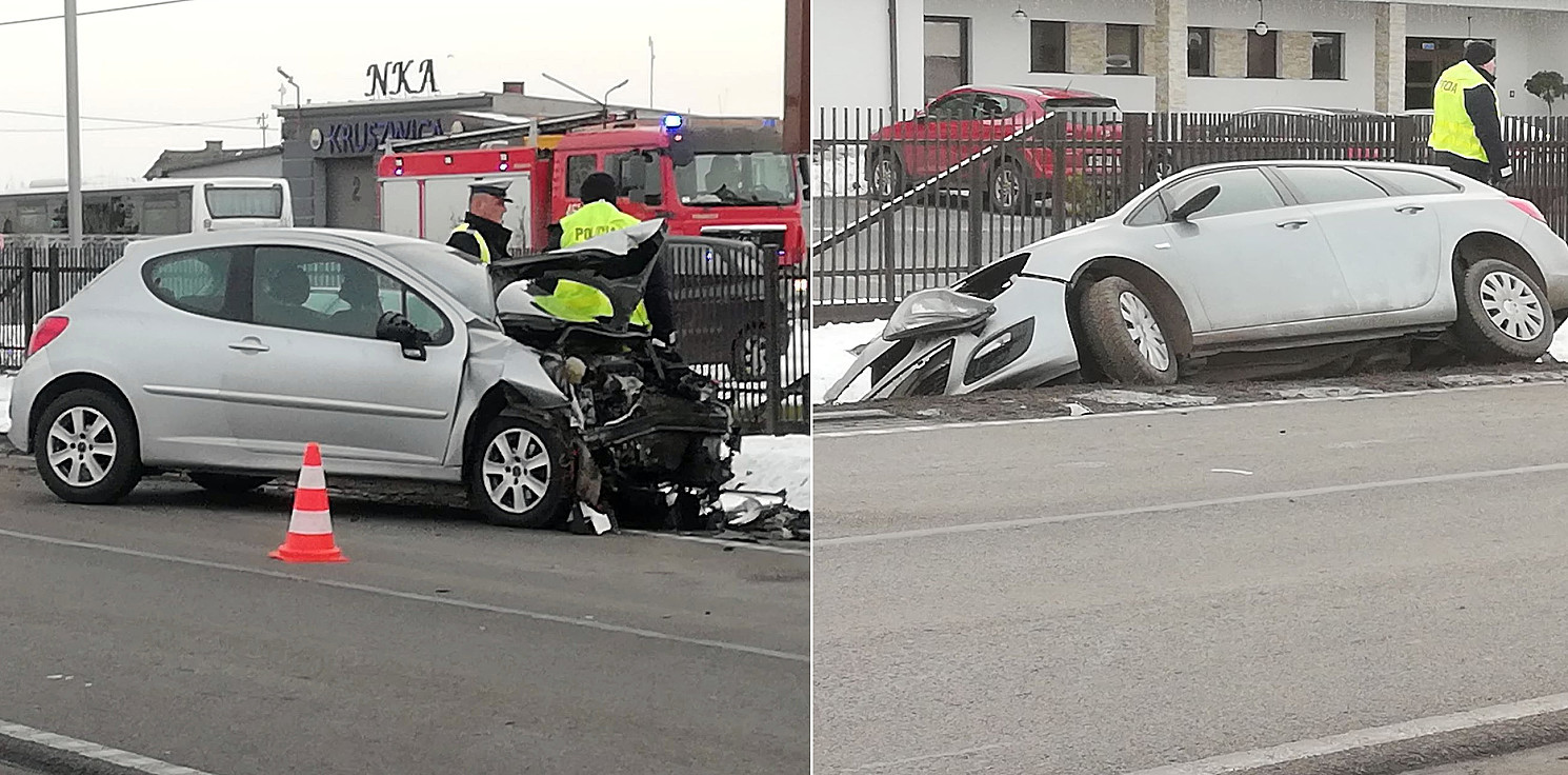 Kruszwica.online - Wypadek pod Kruszwicą. Są ranni