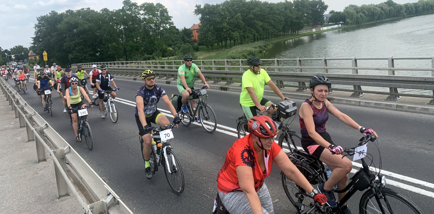 Region - Rowerowa sztafeta przejechała przez nasz region