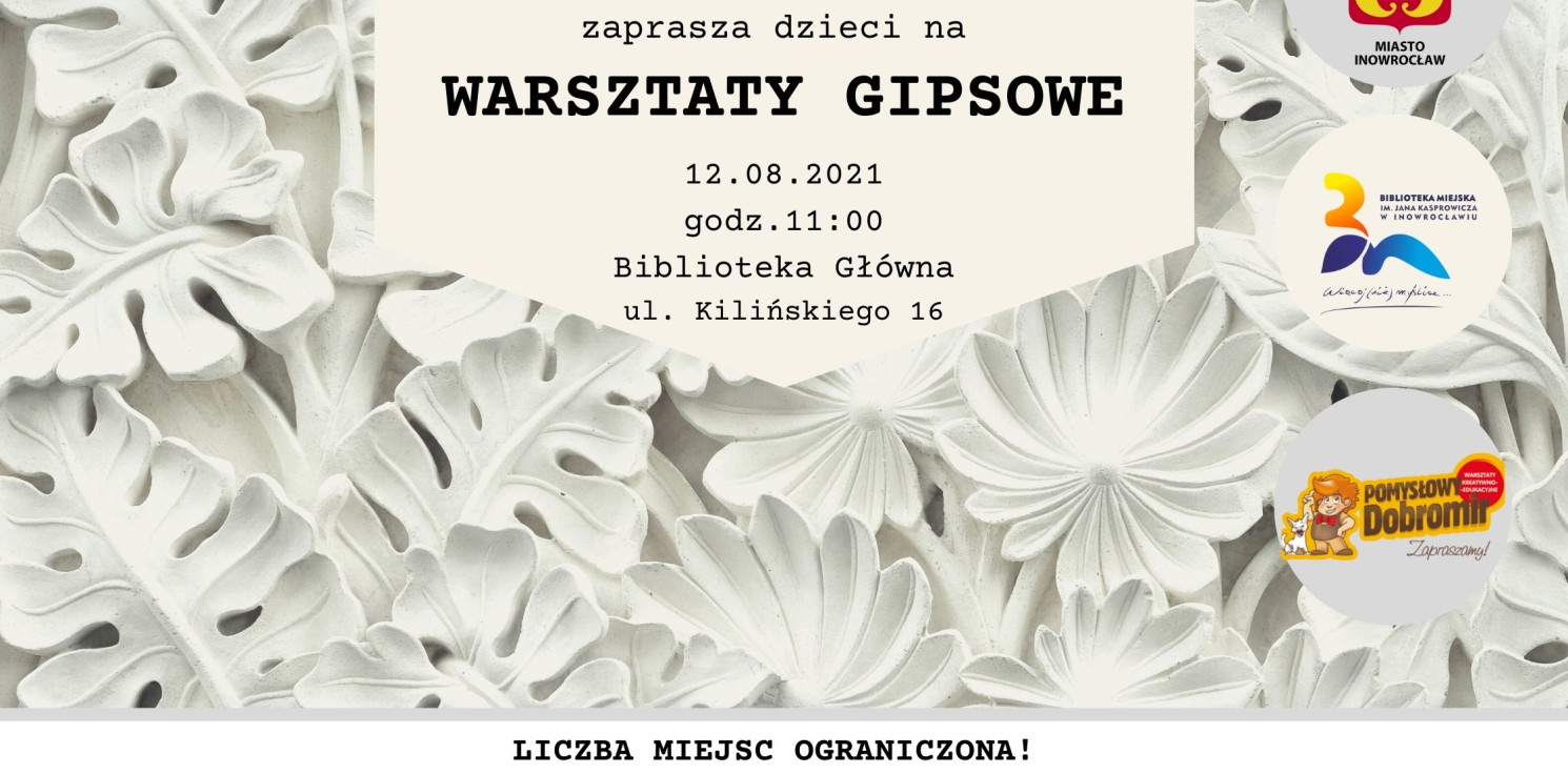 Inowrocław - Gipsowa zabawa w bibliotece