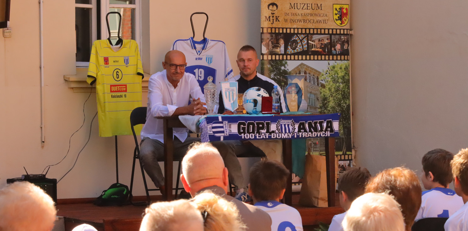 Inowrocław - Byli piłkarze Goplanii spotkali się z kibicami