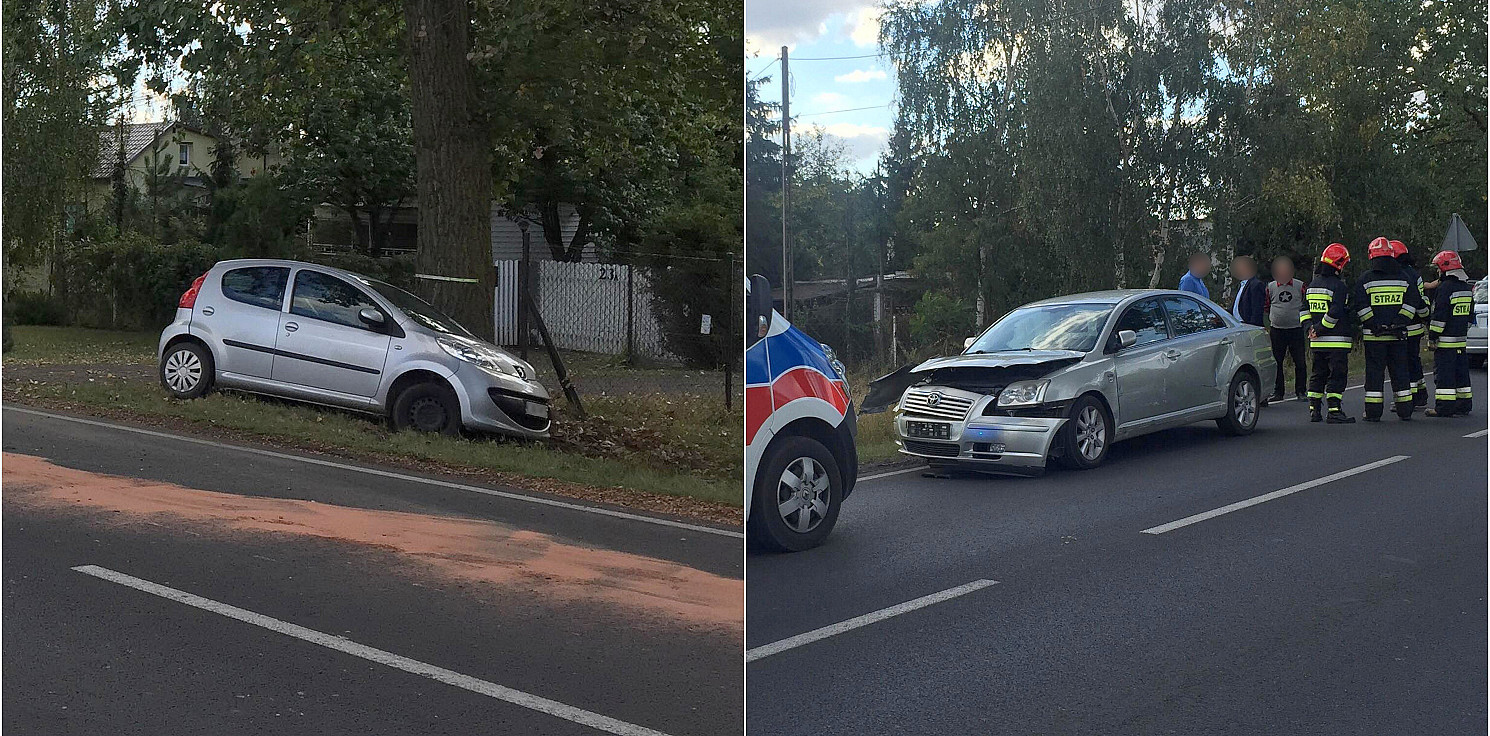 Inowrocław - Zderzenie trzech aut w Borkowie, są utrudnienia