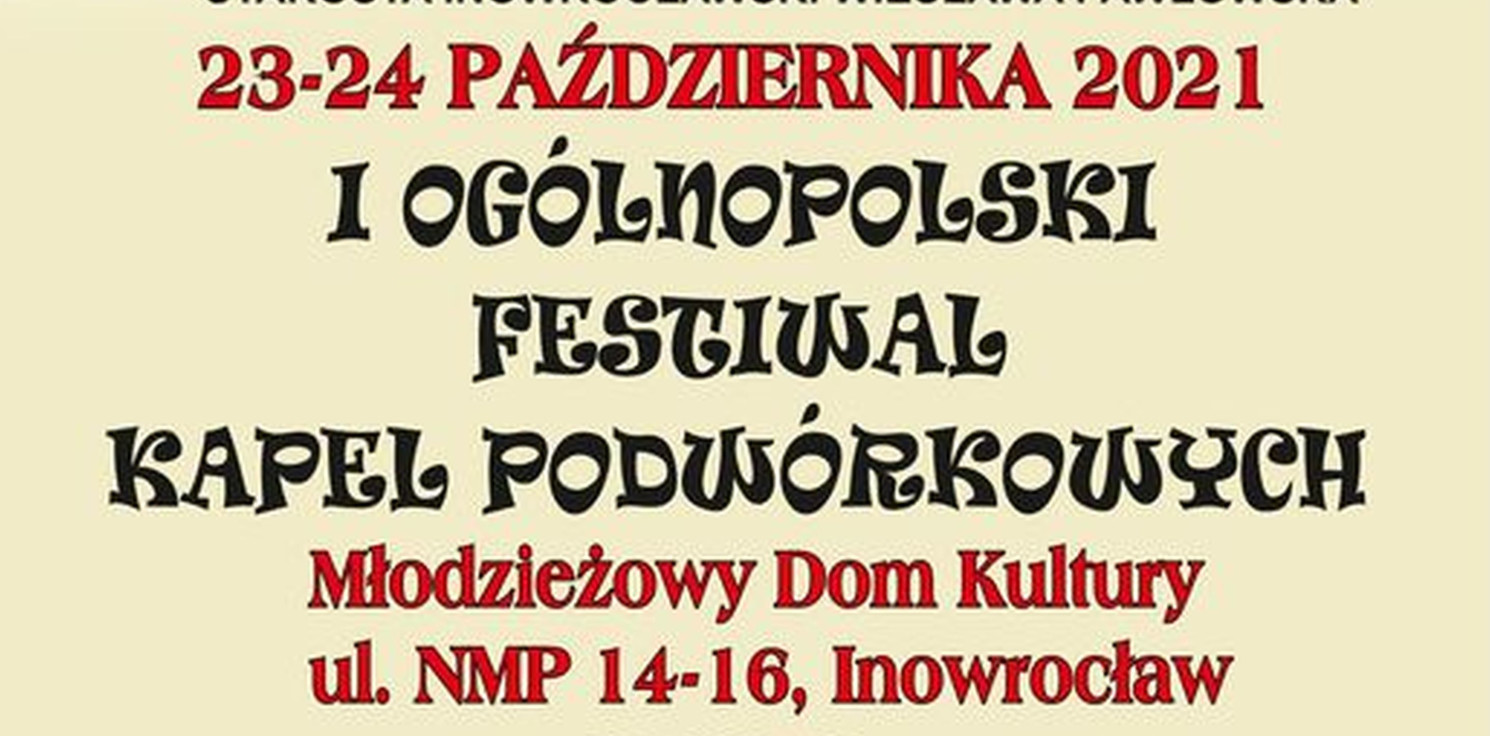 Inowrocław - W Inowrocławiu zagrają kapele podwórkowe