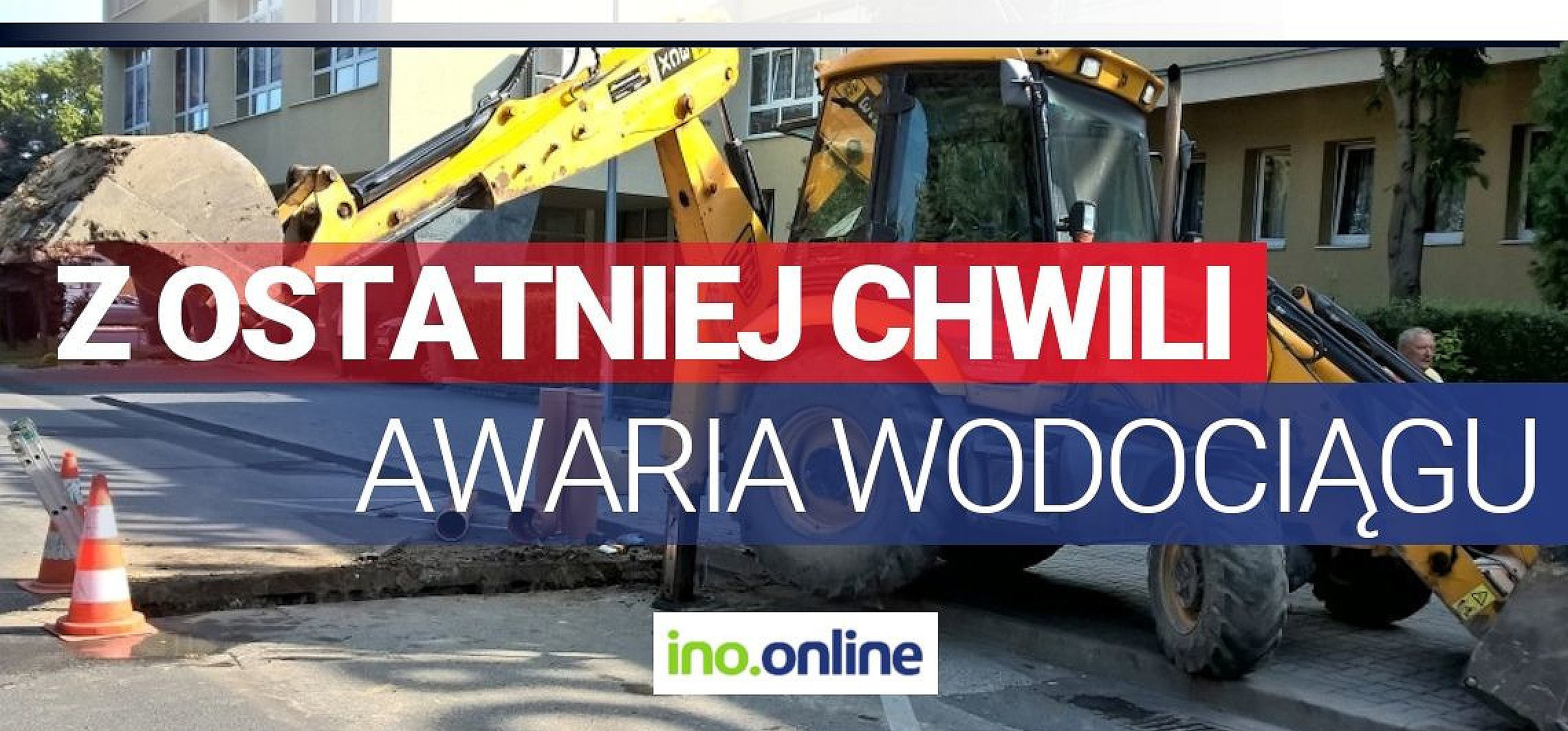 Inowrocław - Awaria sieci wodociągowej w Mątwach