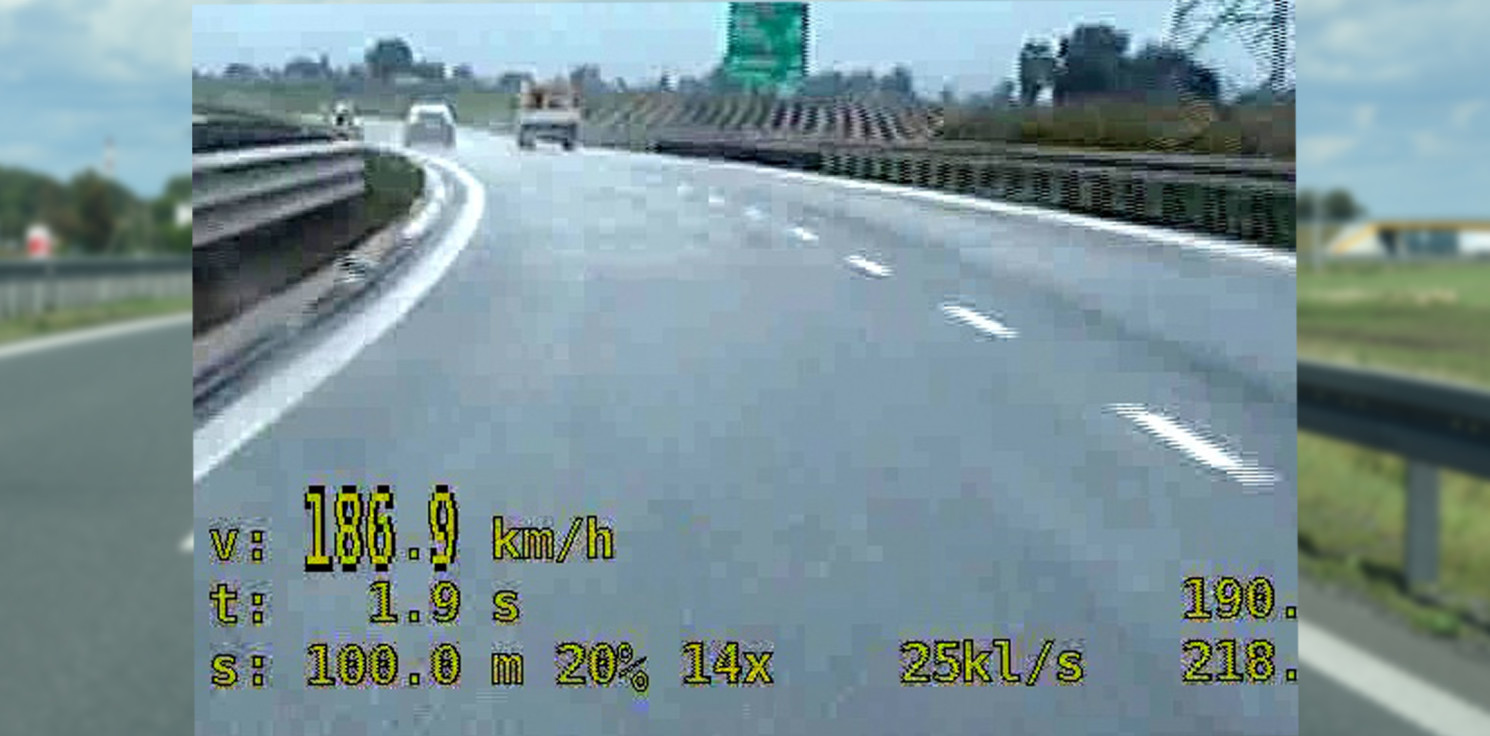 Inowrocław - 0,8 promila i 186 km/h na obwodnicy