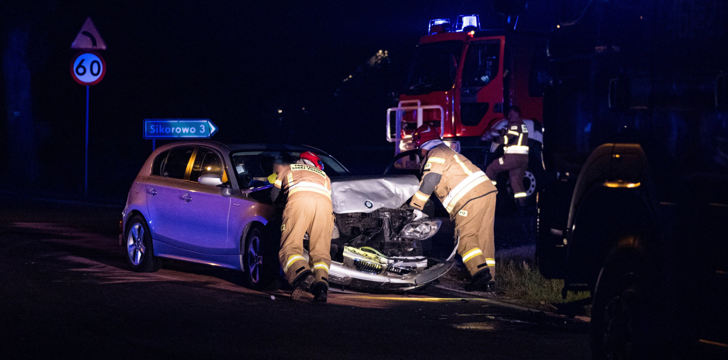 Gmina Inowrocław - Kraksa pod Inowrocławiem. Zderzyły się dwa auta