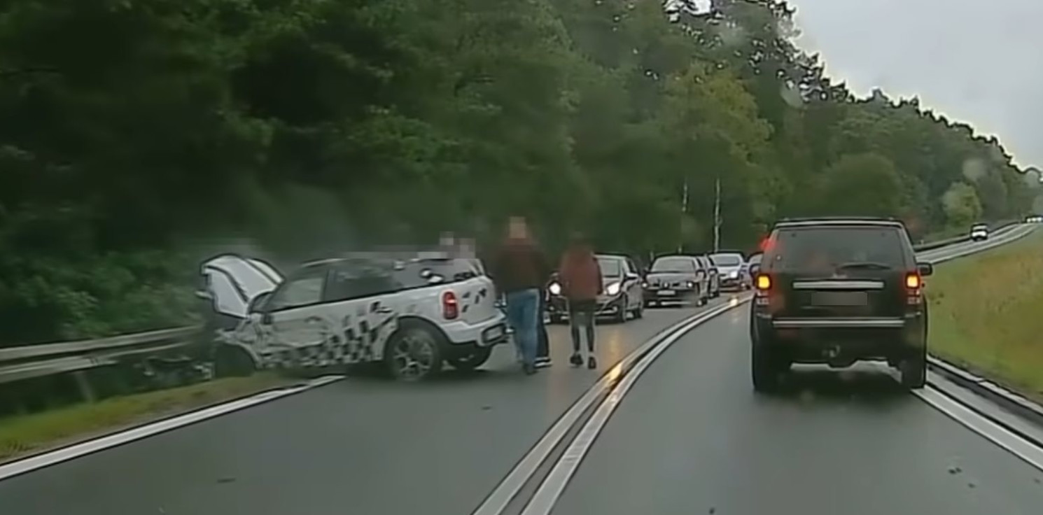 Region - Jest video z groźnego wypadku za Suchatówką