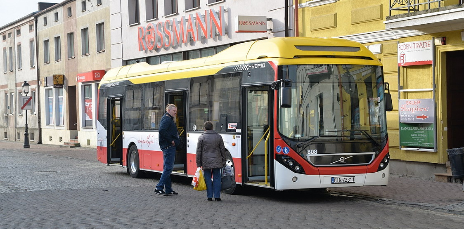 Inowrocław - Hybryda z MPK jeździ teraz w... Koninie