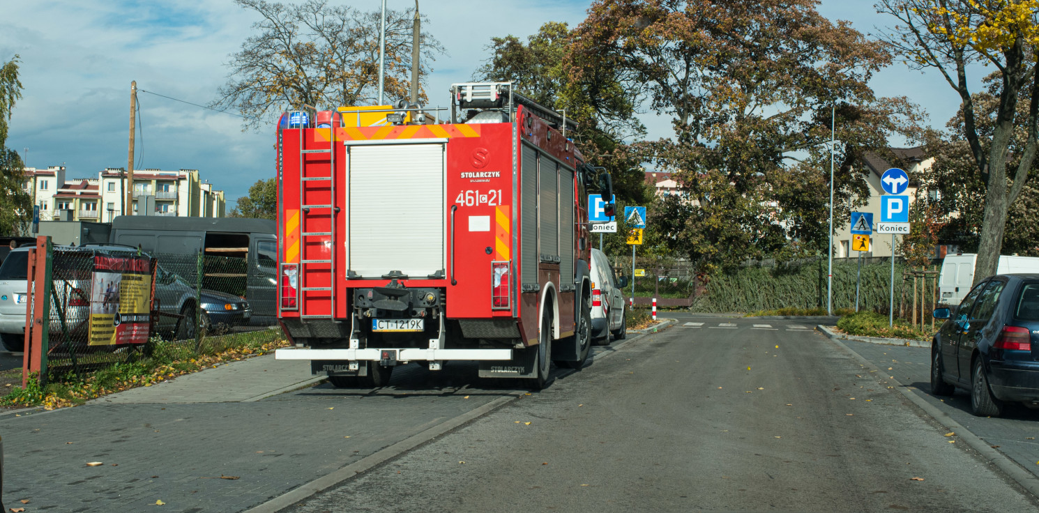 Inowrocław - Uwaga na silny wiatr. Strażacy interweniują
