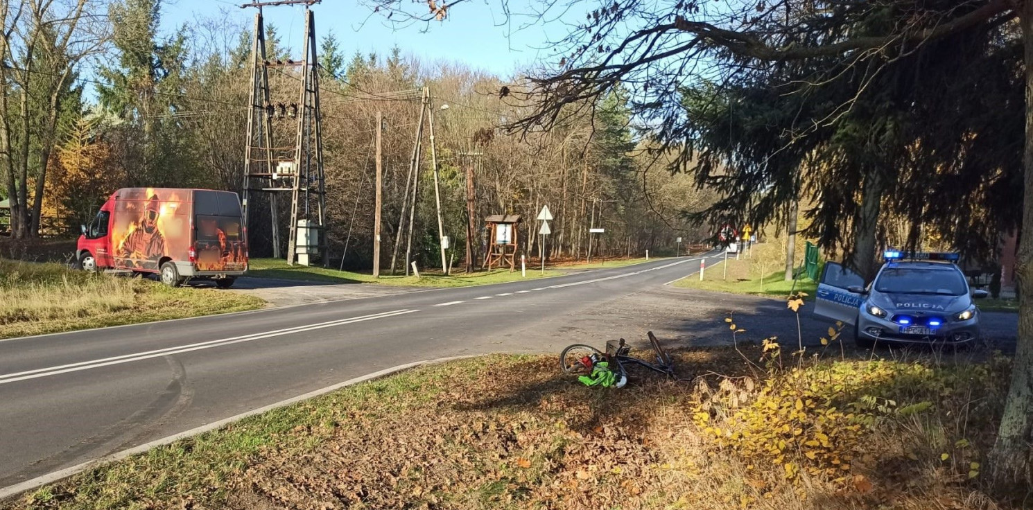 Region - W Miradzu doszło do potrącenia rowerzystki