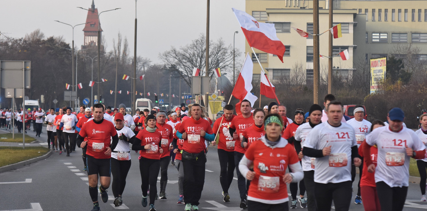 Inowrocław - Biało-czerwone bieganie w Inowrocławiu