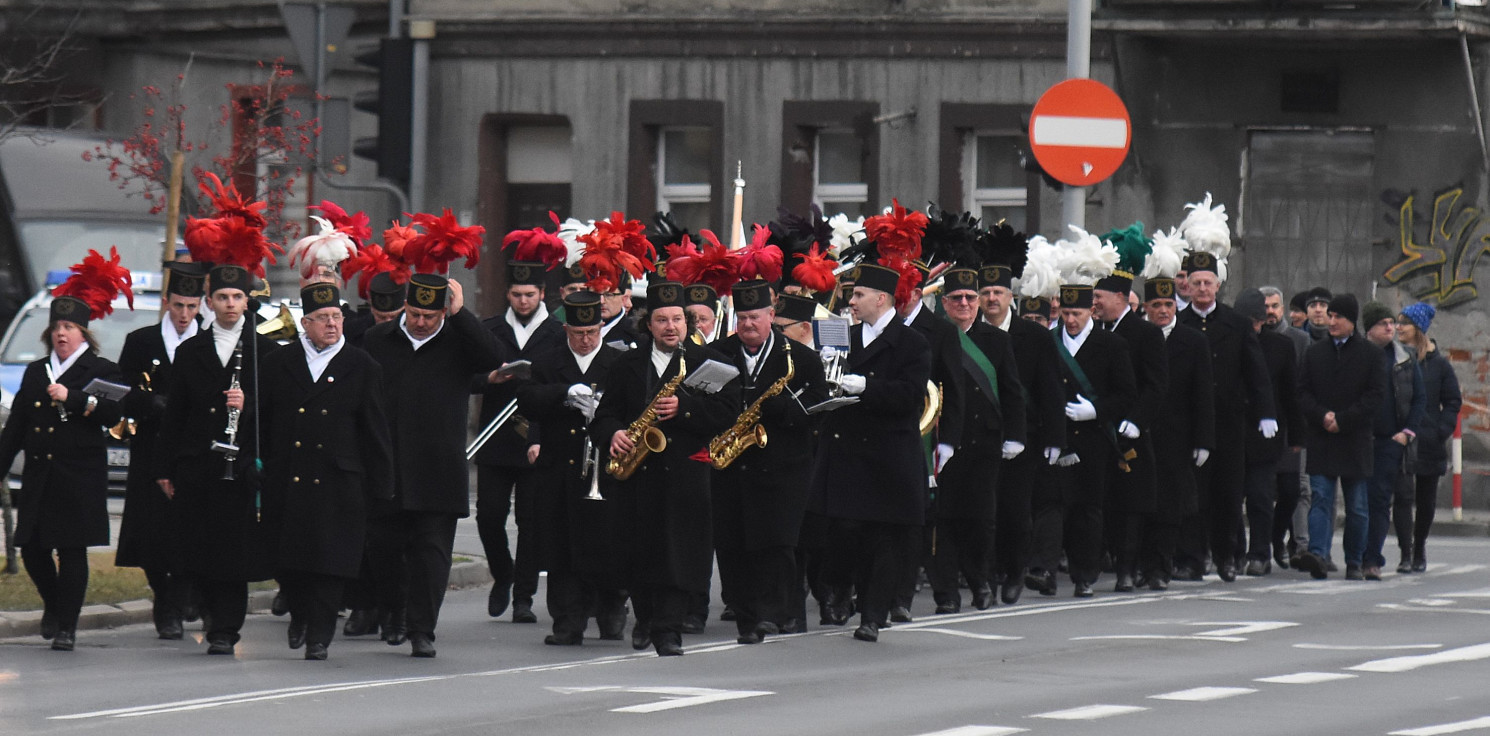 Inowrocław - Górnicy przemaszerowali ulicami miasta