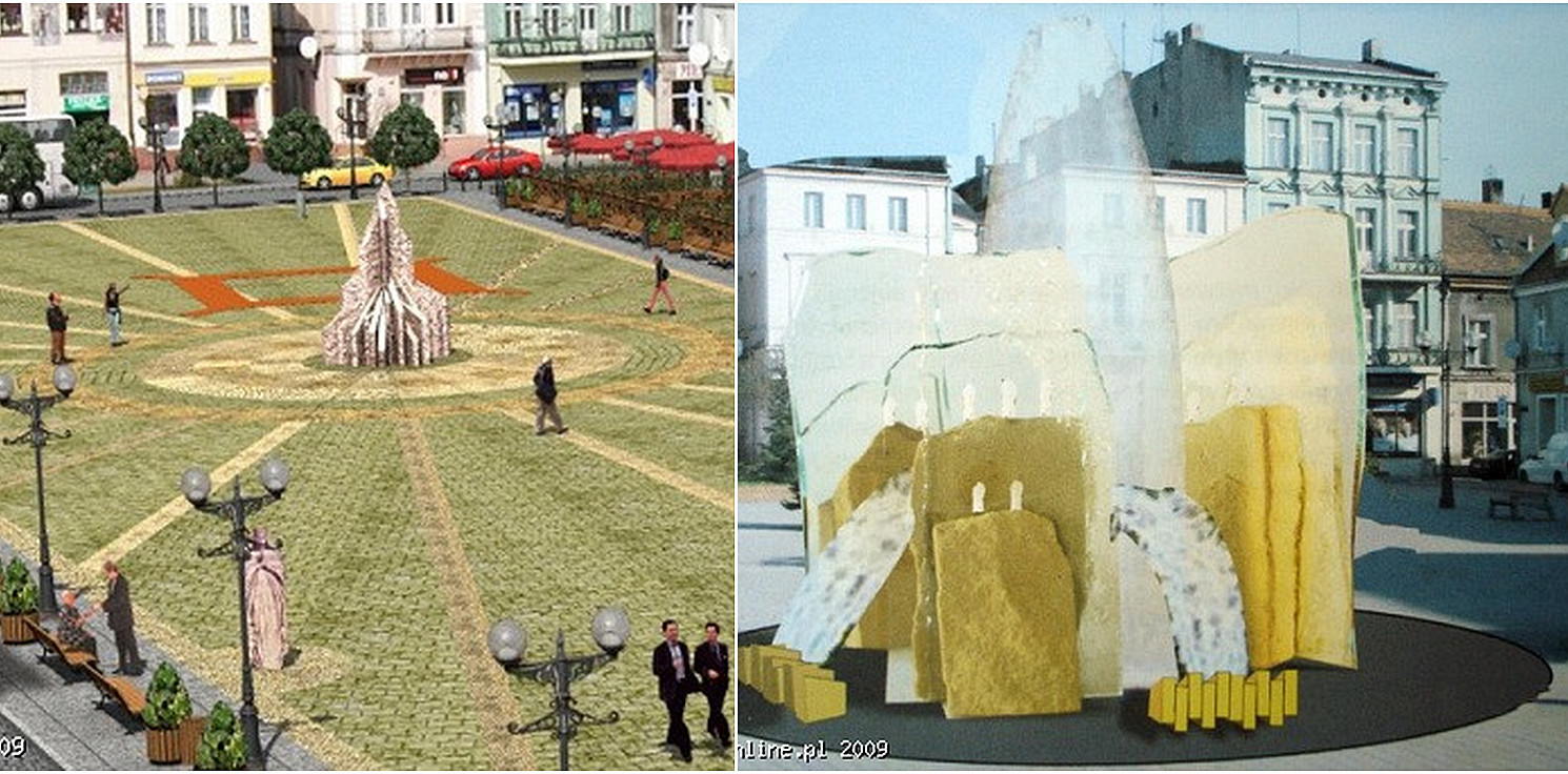Inowrocław - 10 LAT TEMU: Kryształ na środku Rynku