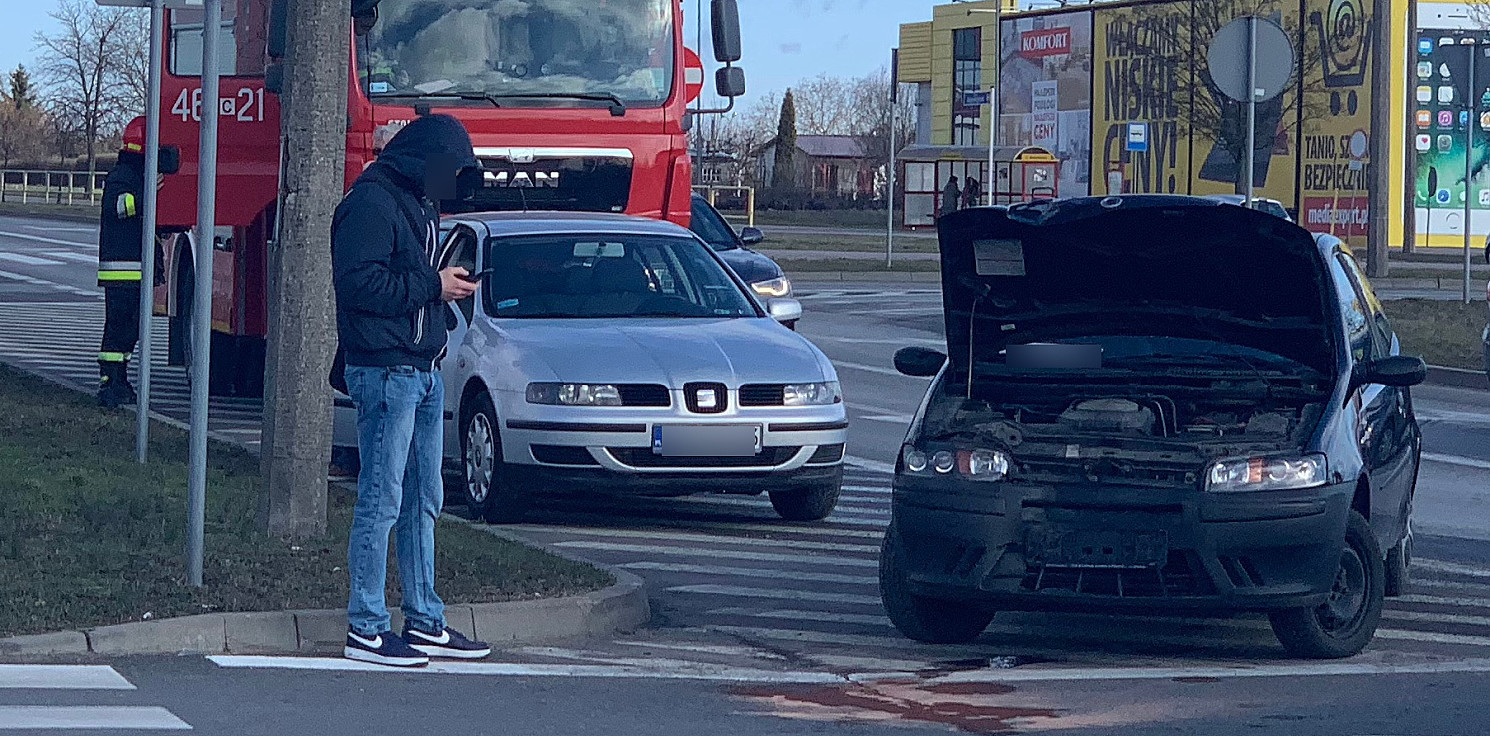 Inowrocław - Poranna kolizja na Rąbinie