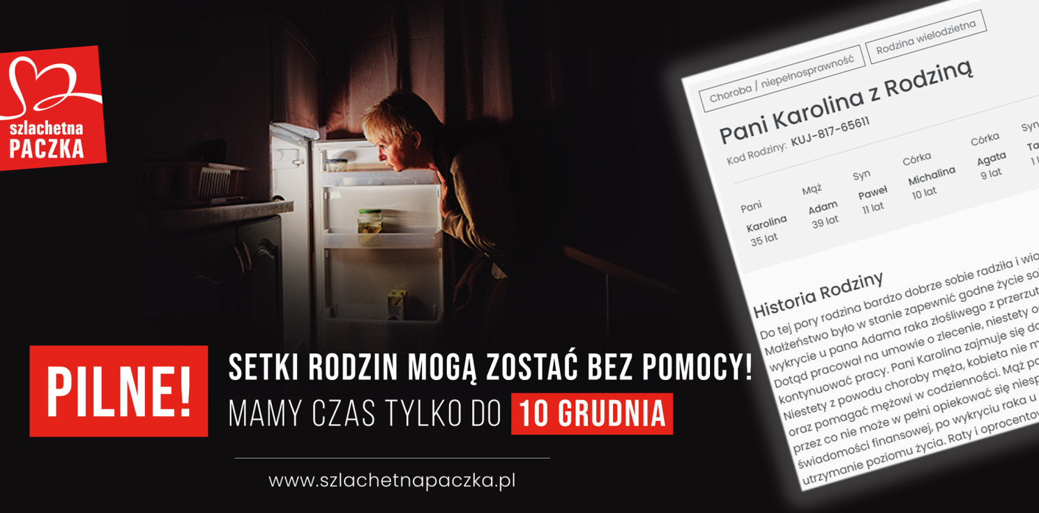 Inowrocław - Konkretna pomoc dla konkretnych osób. Tylko 3 dni