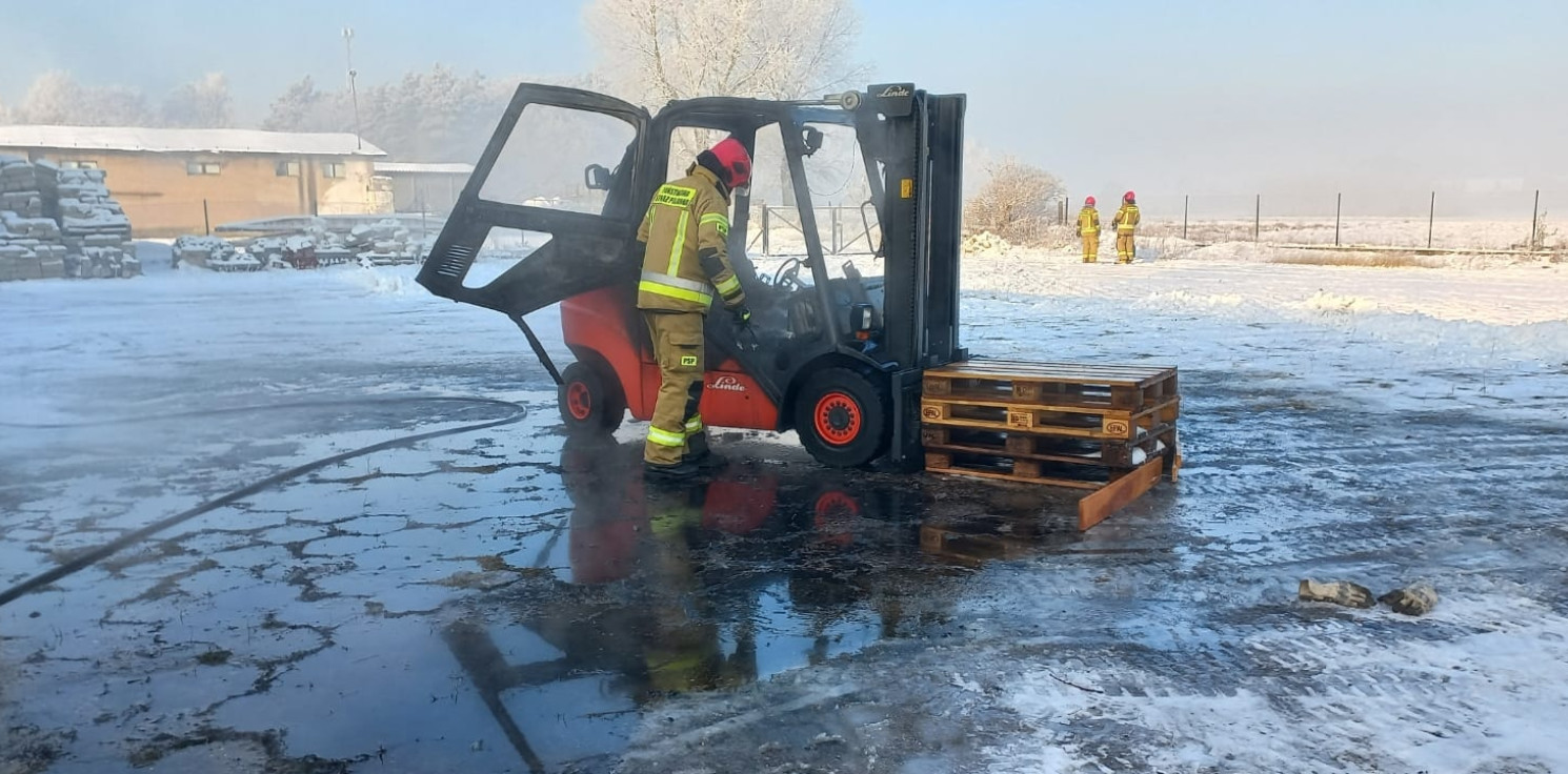 Region - Pożar wózka z propan-butanem. Było groźnie