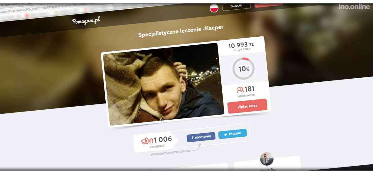 Pakość - Kacper potrzebuje pomocy. Ruszyła zbiórka