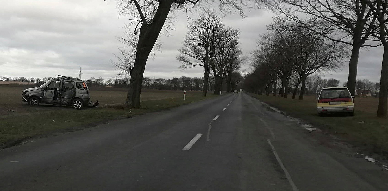 Kruszwica.online - Poranna kolizja na drodze do Kruszwicy