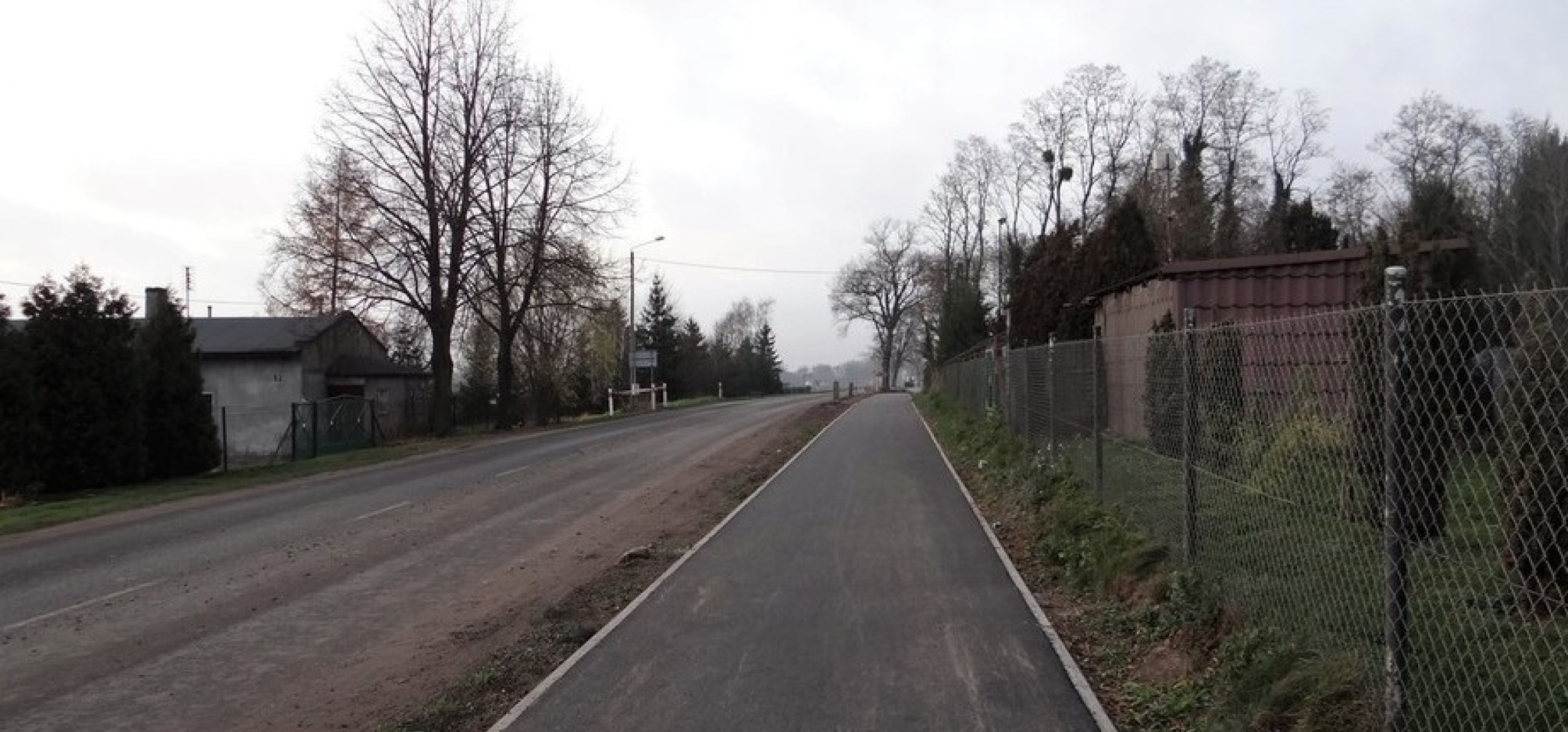 Gniewkowo - Przy tej drodze powstała ścieżka rowerowa