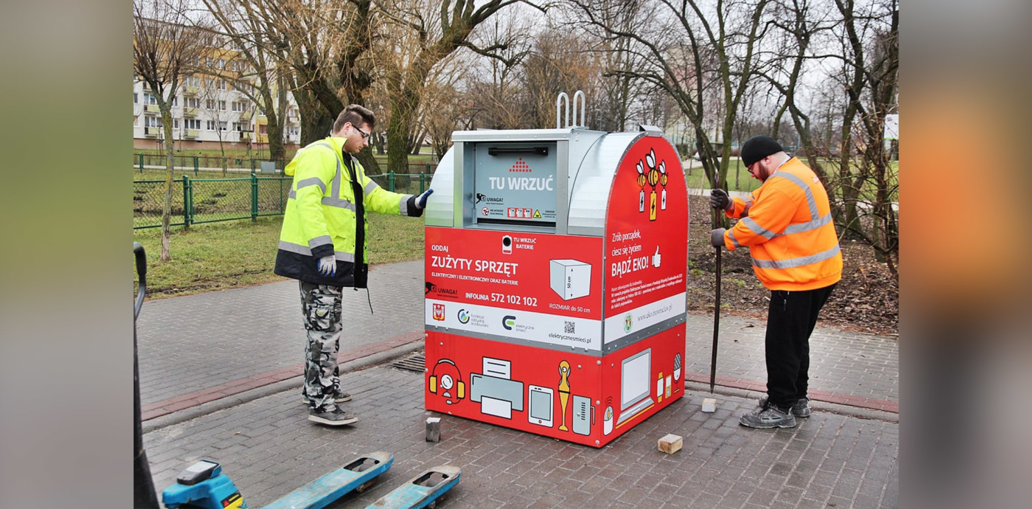 Inowrocław - Są już pierwsze pojemniki na elektrośmieci