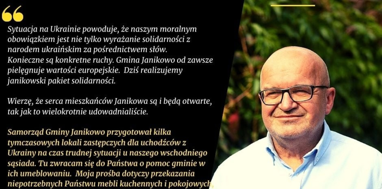 Janikowo - Janikowski pakiet solidarności z Ukrainą