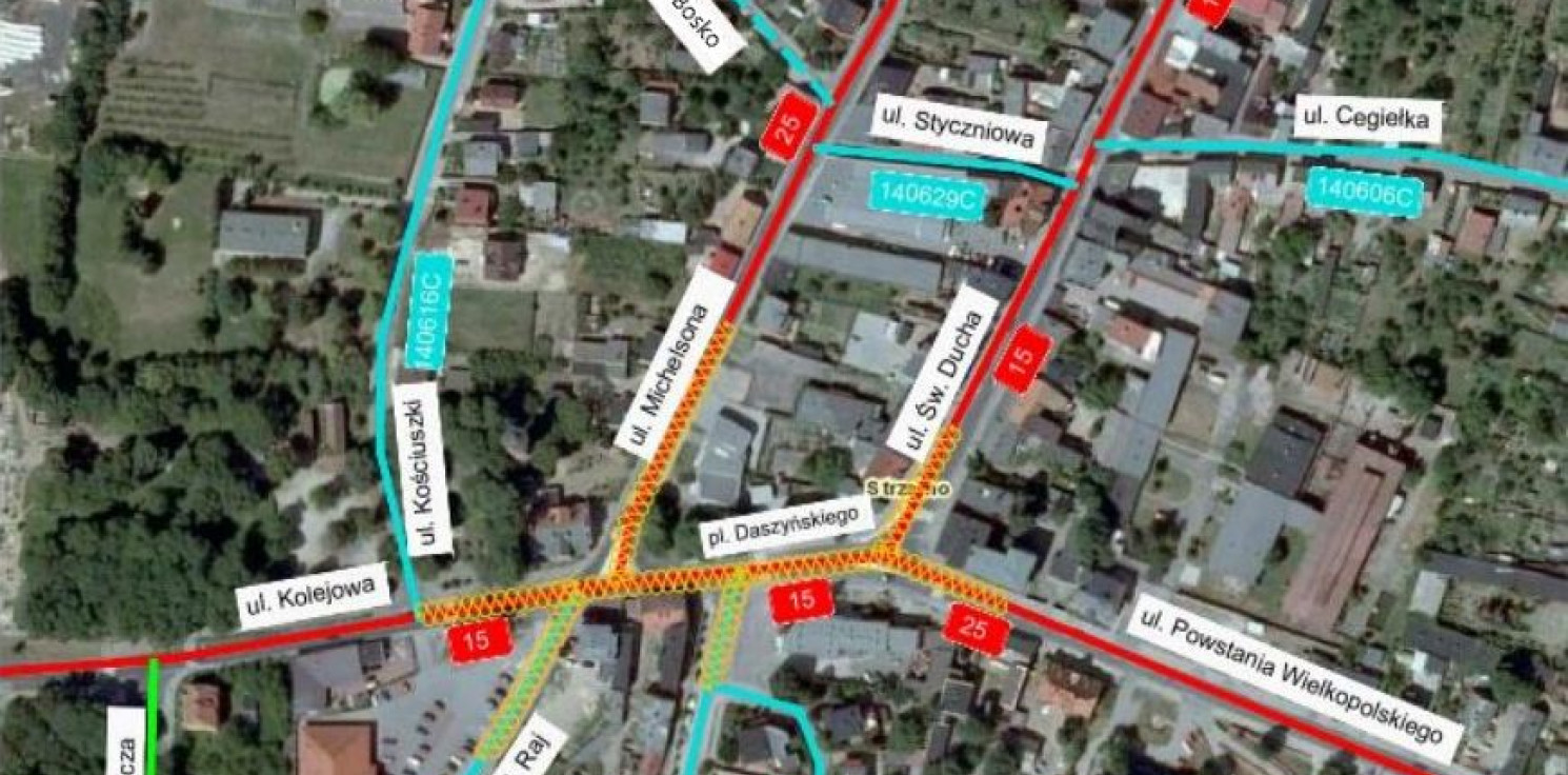 Strzelno - Startuje budowa rond. W Strzelnie utrudnienia