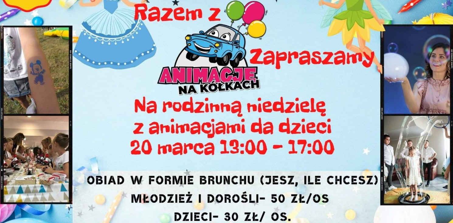 Inowrocław - Rodzinna niedziela. Brunch i animacje dla dzieci