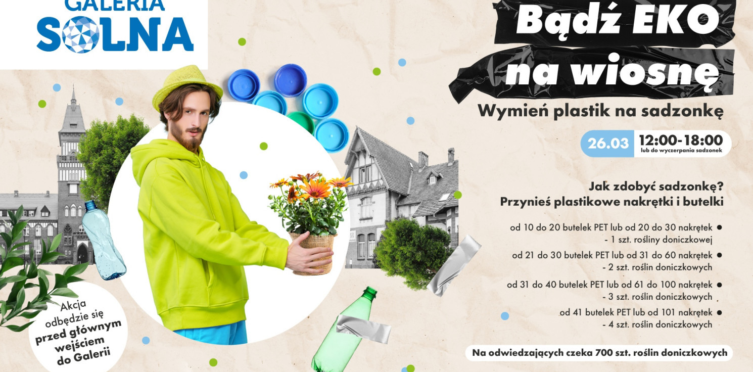 Inowrocław - Wymień plastik na roślinę i bądź EKO na wiosnę! 