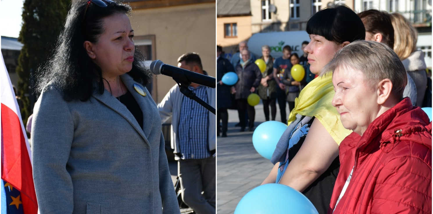Pakość - Okazali solidarność z Ukrainą. Padły ważne słowa