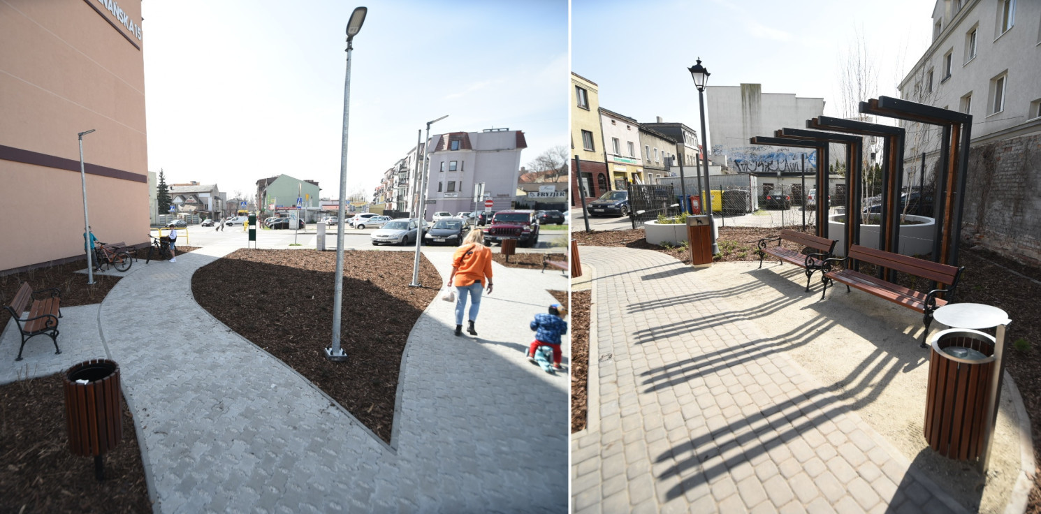Inowrocław - Parki kieszonkowe są już dostępne dla mieszkańców
